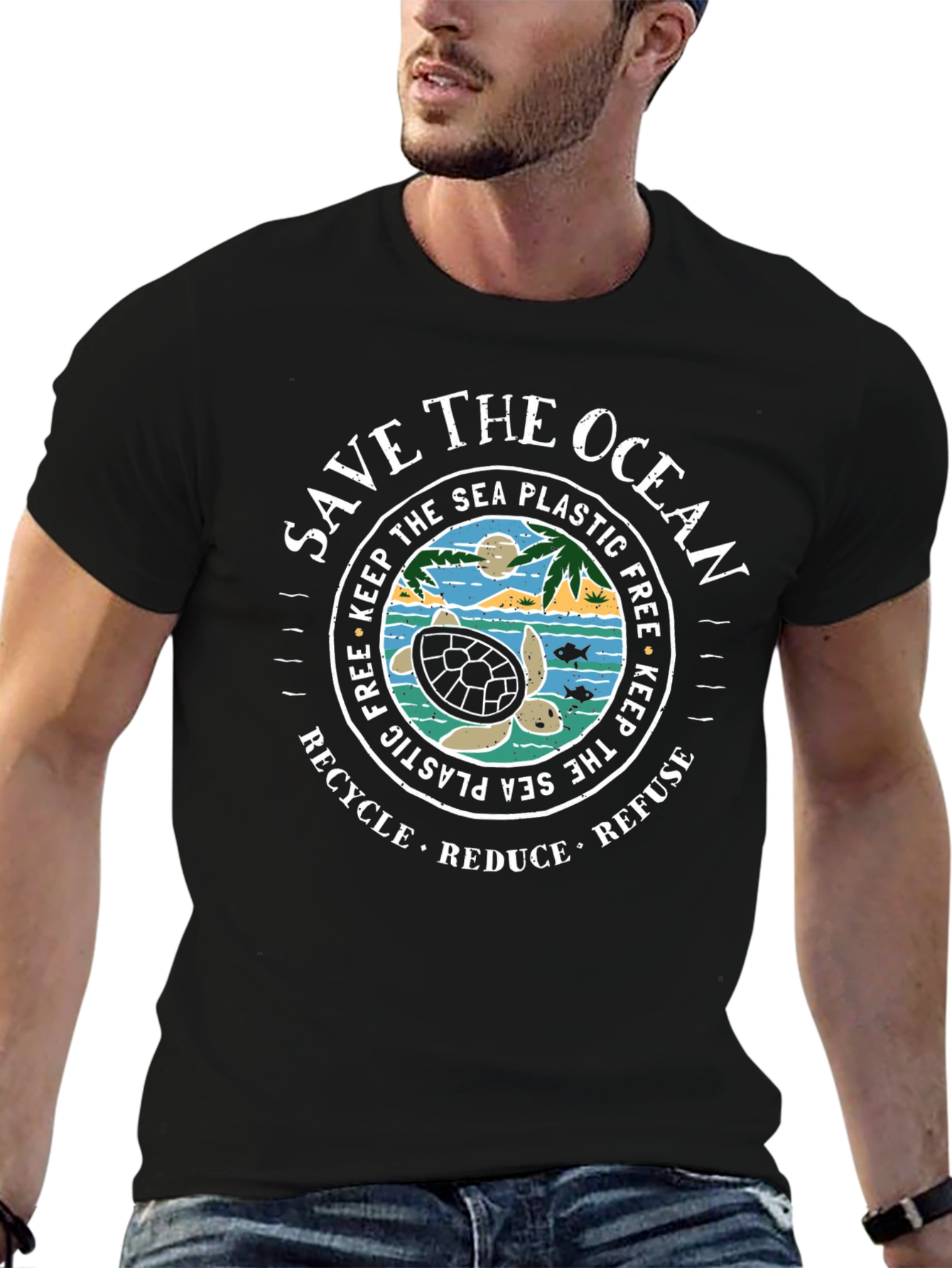 Save the Ocean Graphic T-Shirt