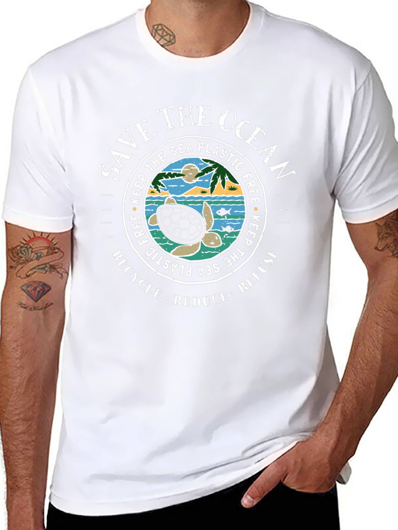 Save the Ocean Graphic T-Shirt