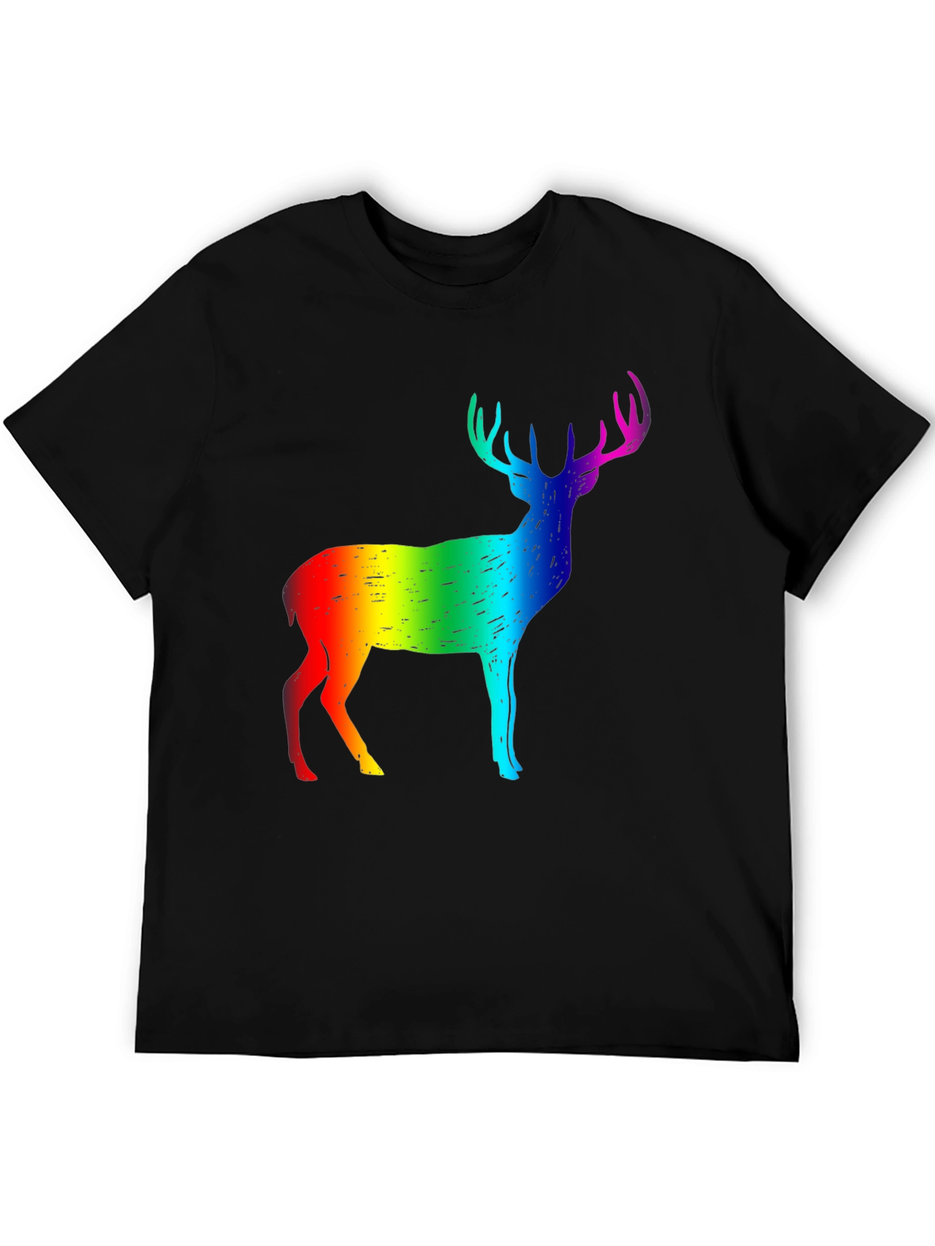 Rainbow Deer Graphic Tee - Pride Month