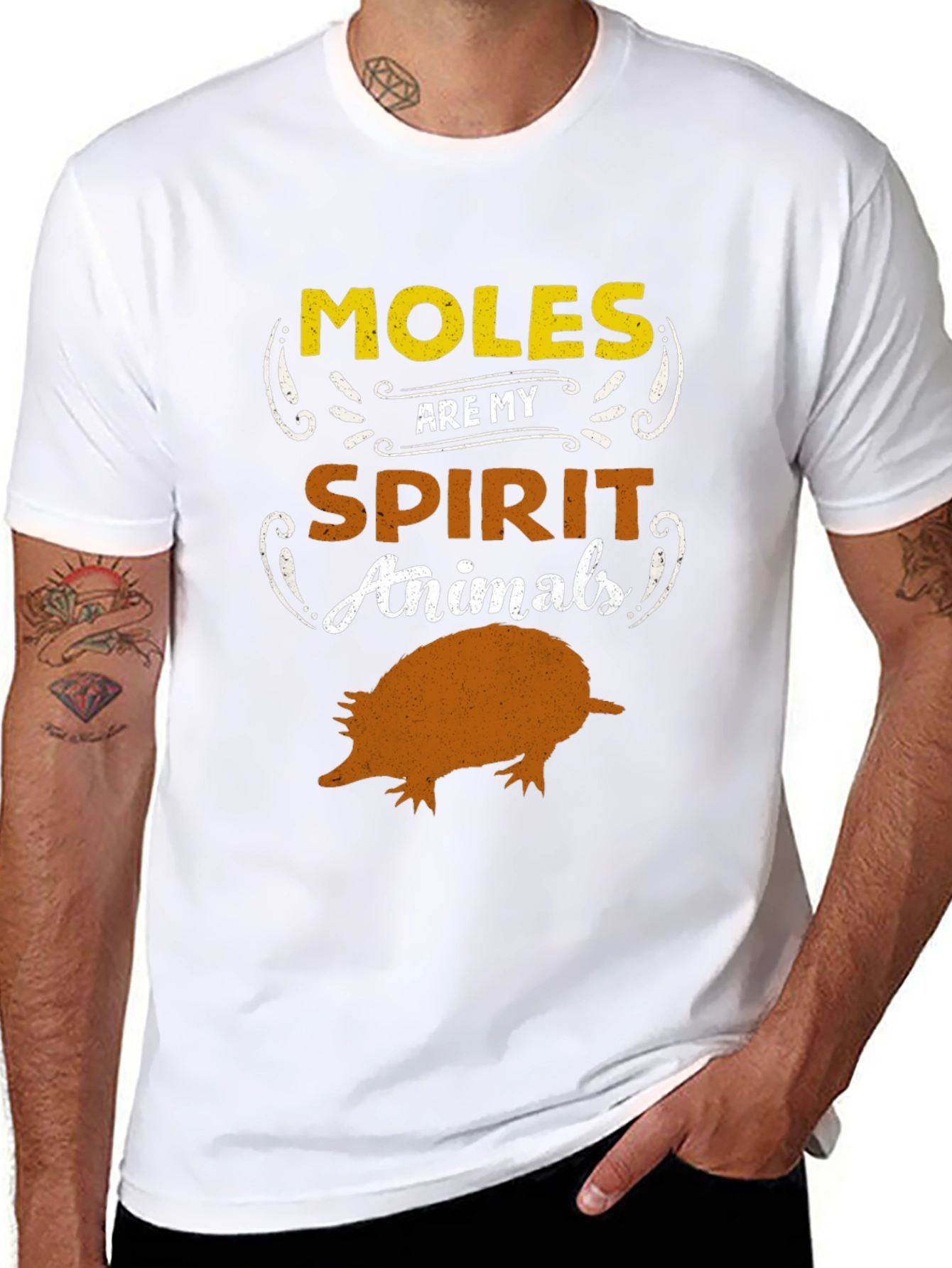 Moles Are My Spirit Animals Graphic Tee