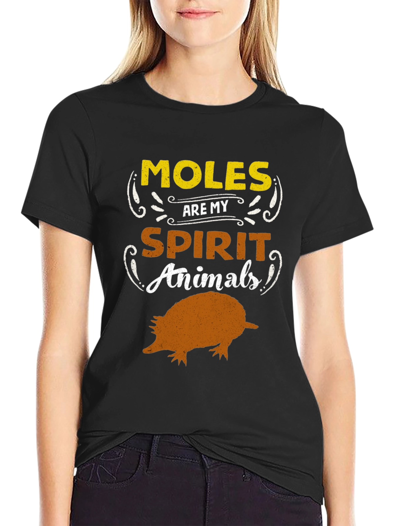 Moles Are My Spirit Animals Graphic Tee