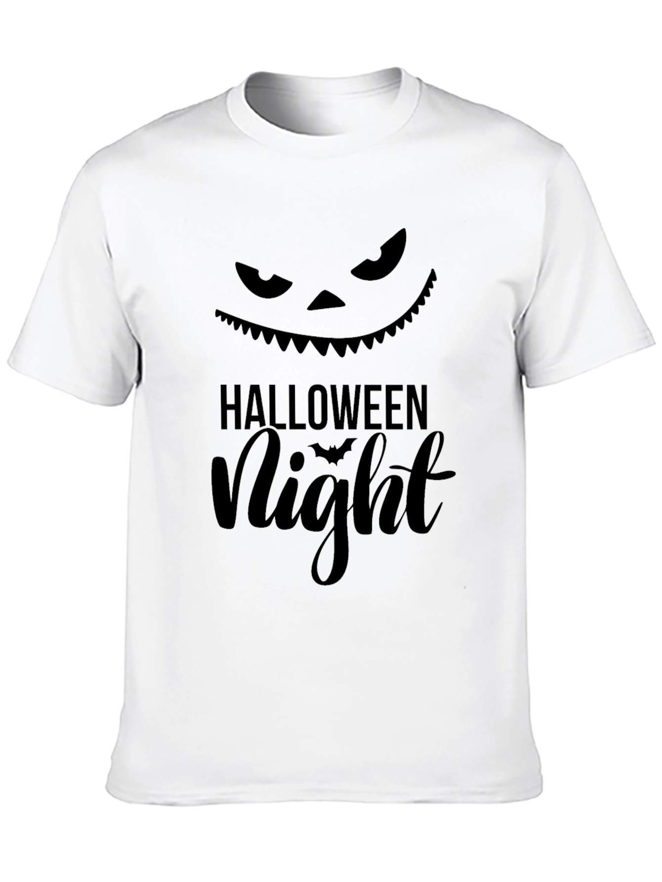 Halloween Night Graphic Tee - Spooky Season Shirt