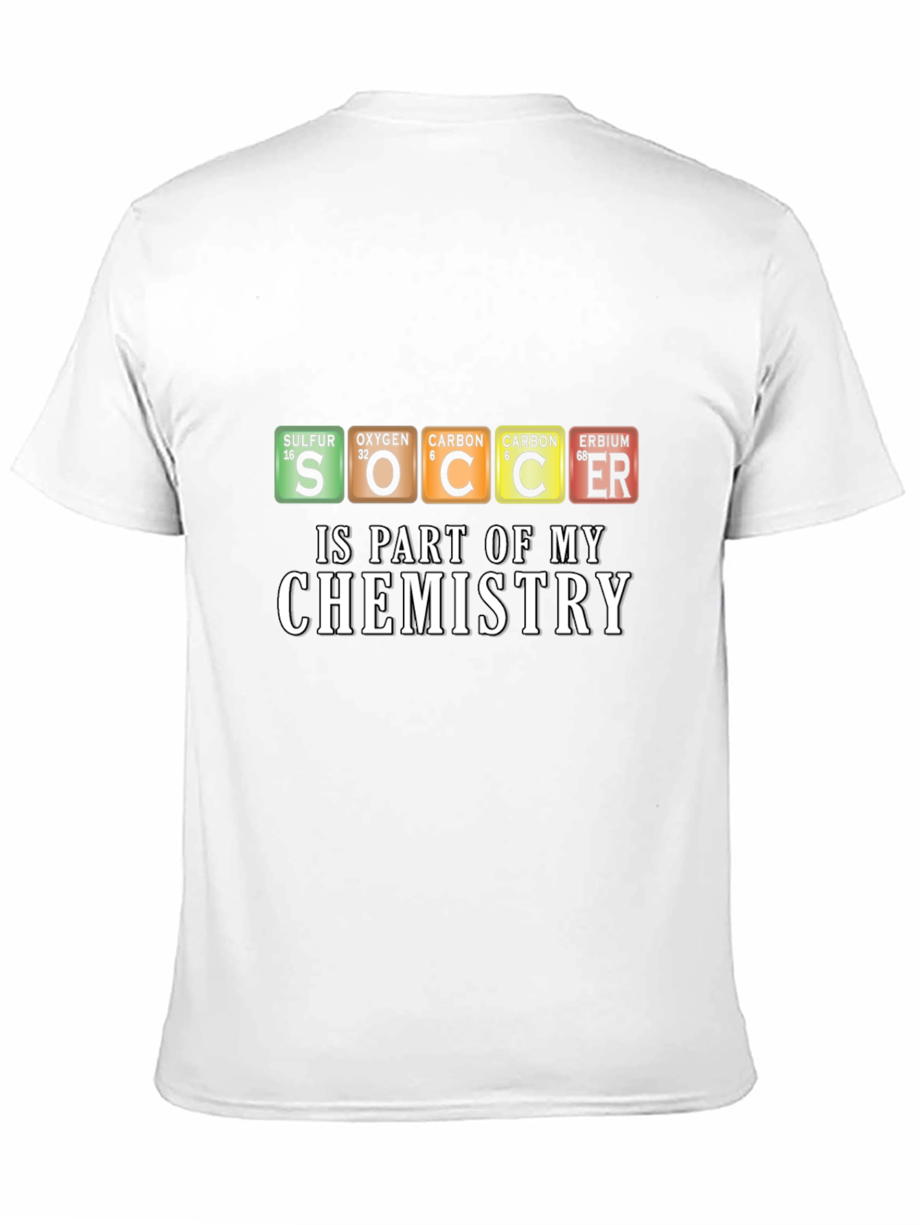 Soccer Chemistry Graphic T-Shirt - Black Tee