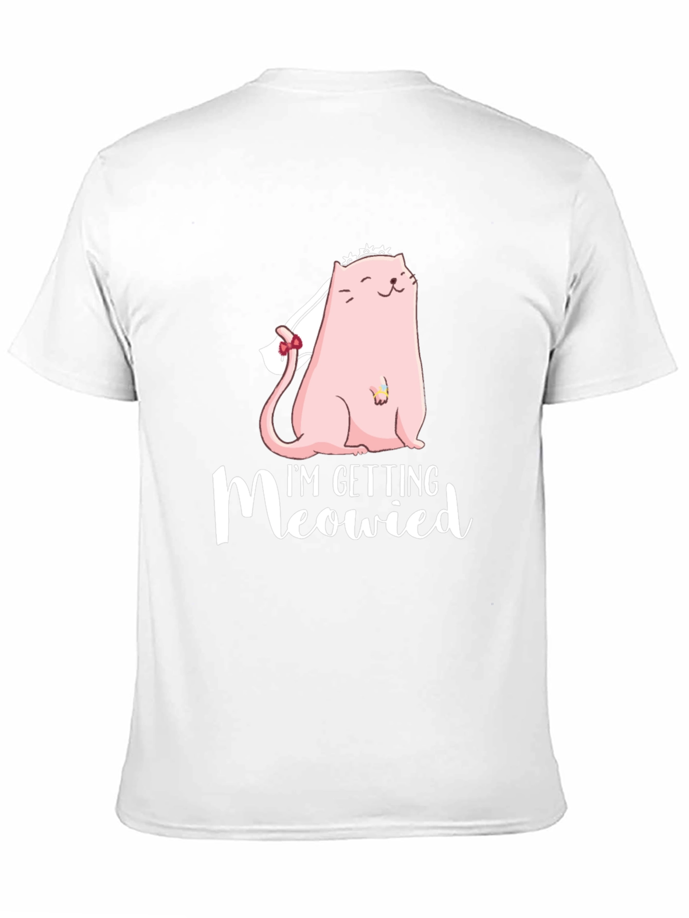 Im Getting Meowied Tee - Bride Cat