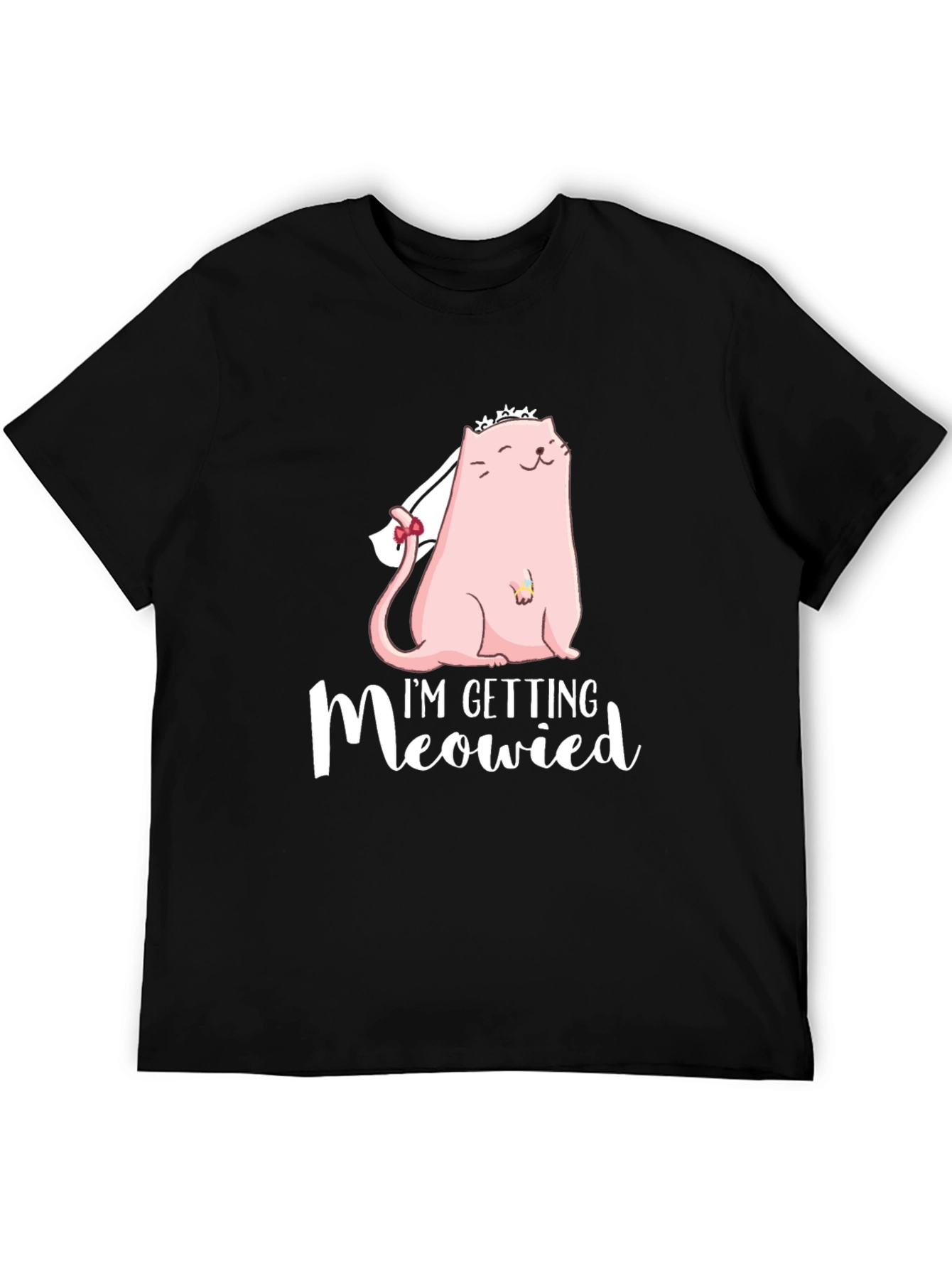 Im Getting Meowied Tee - Bride Cat