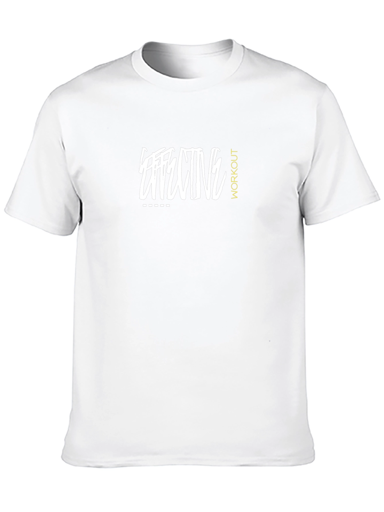 Effective Workout Graphic Print T-Shirt - Black