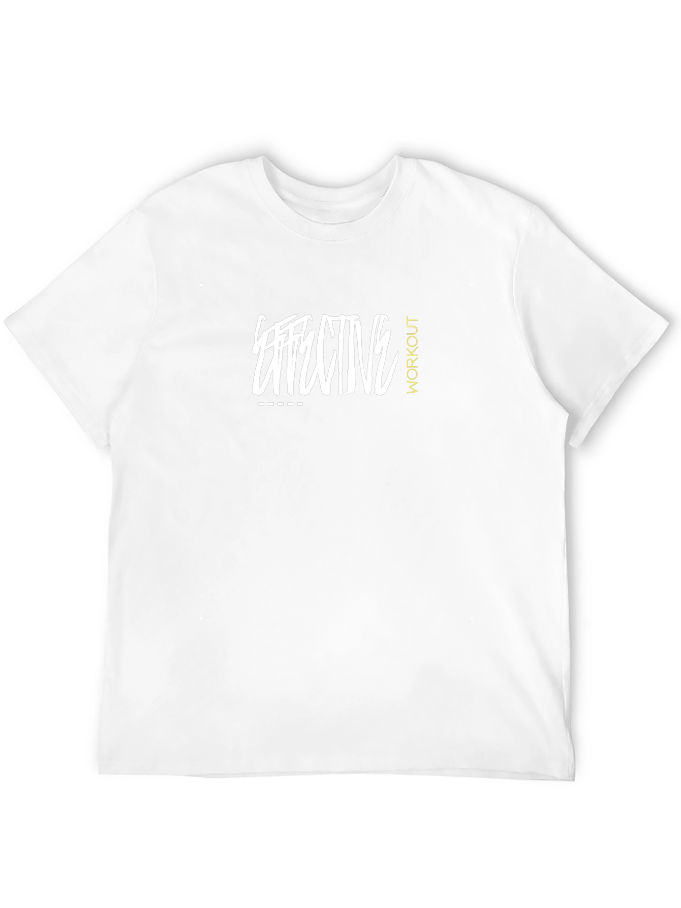 Effective Workout Graphic Print T-Shirt - Black