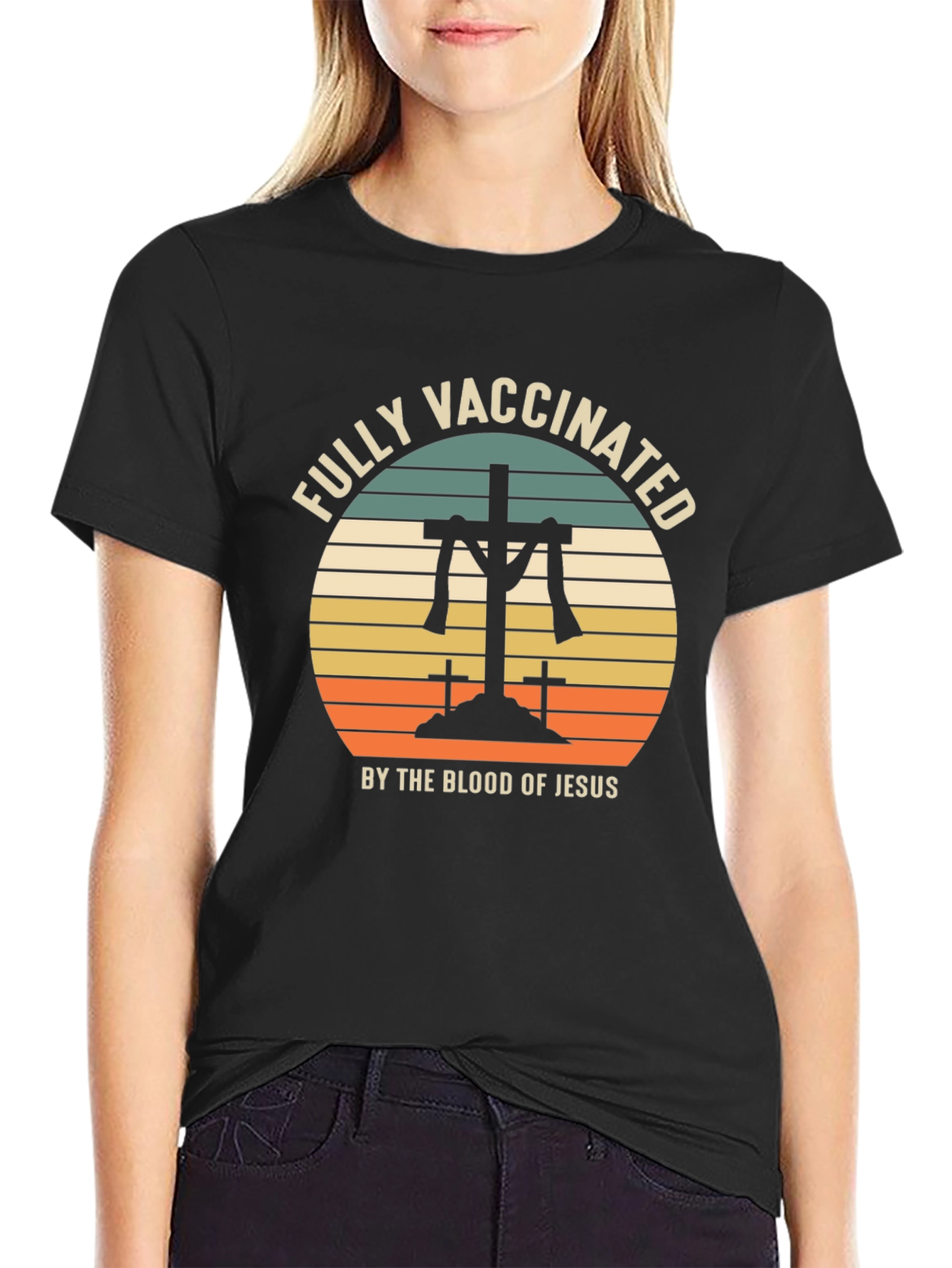 Fully Vaccinated by the Blood of Jesus Tee
