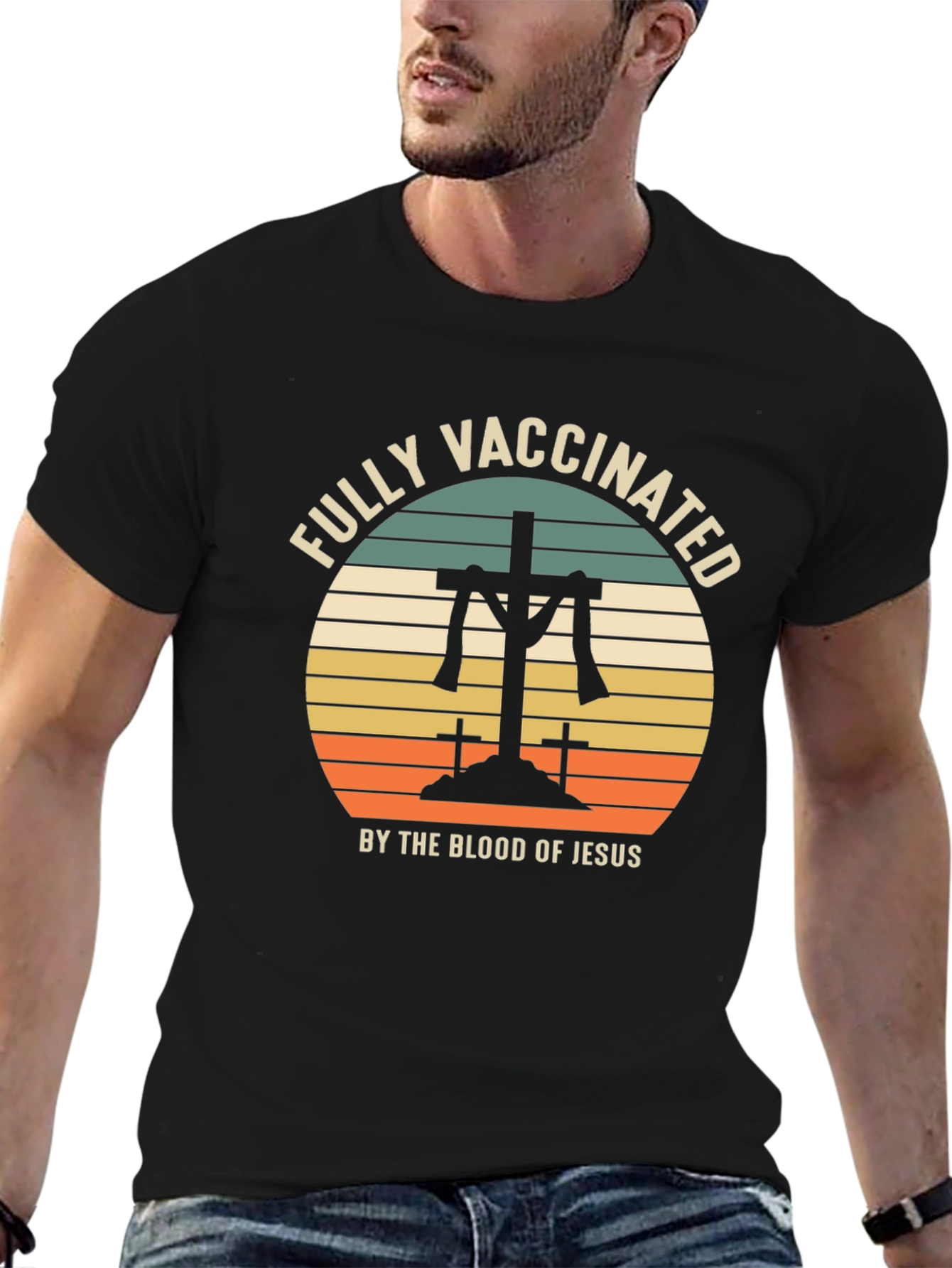 Fully Vaccinated by the Blood of Jesus Tee