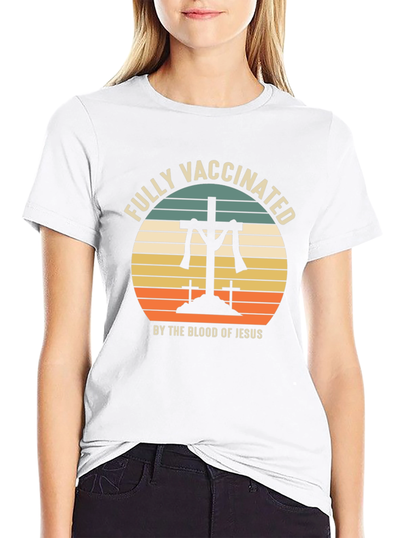 Fully Vaccinated by the Blood of Jesus Tee