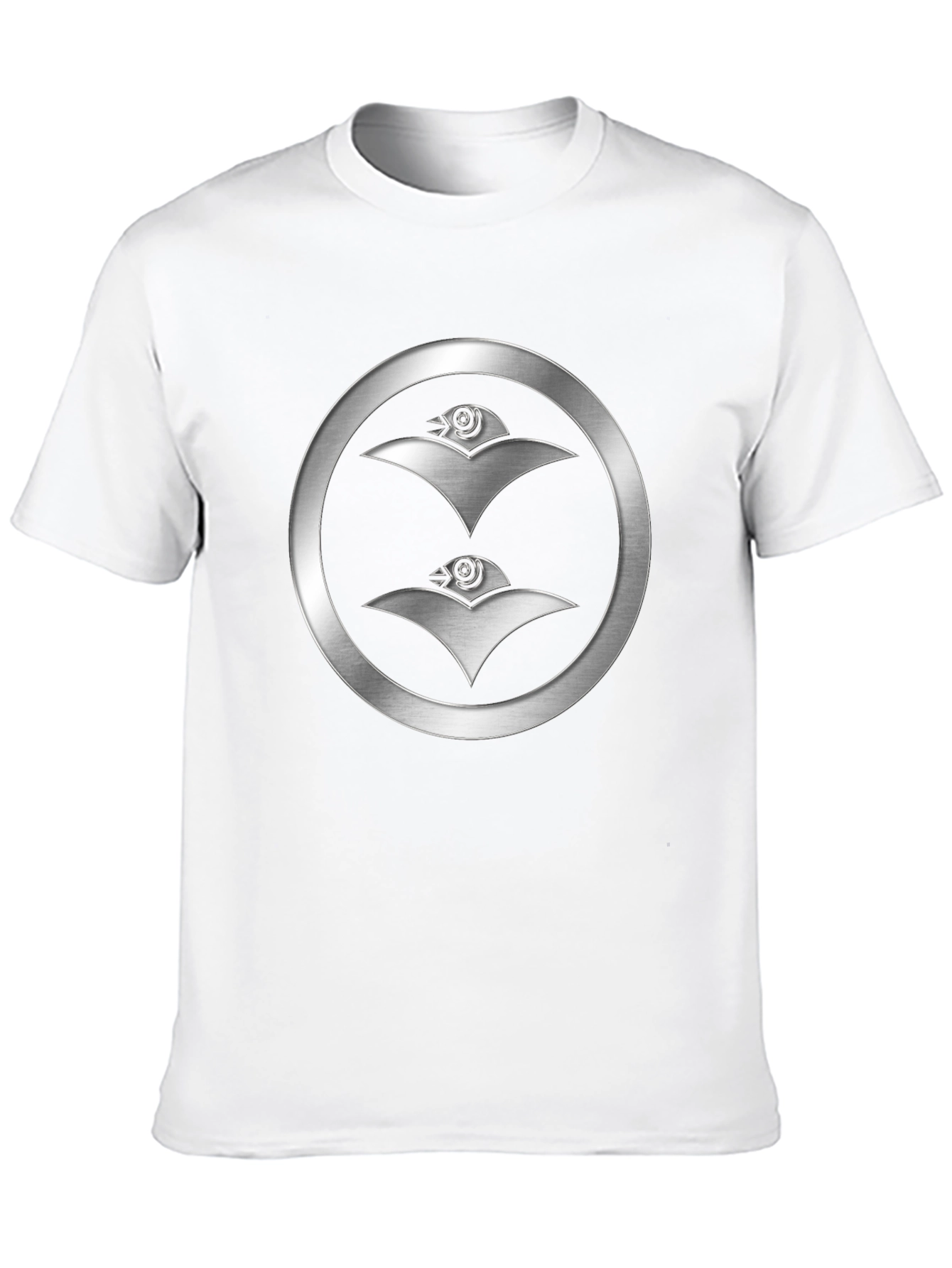 Silver Emblem Black T-Shirt