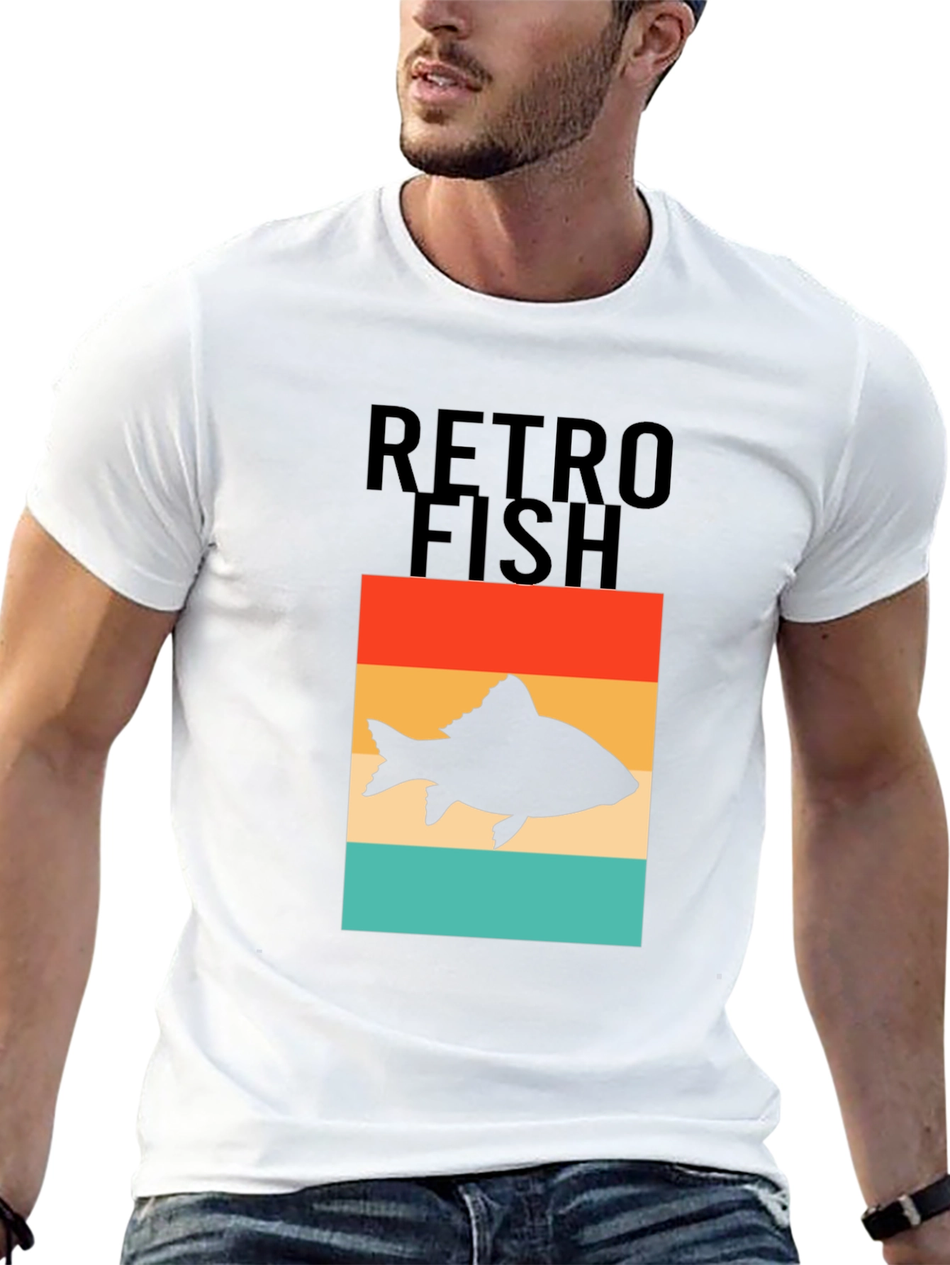 Retro Fish Graphic T-Shirt - Angler Style