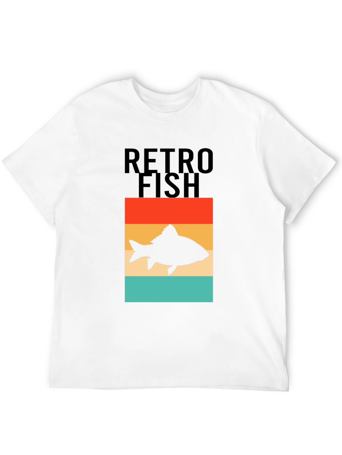 Retro Fish Graphic T-Shirt - Angler Style