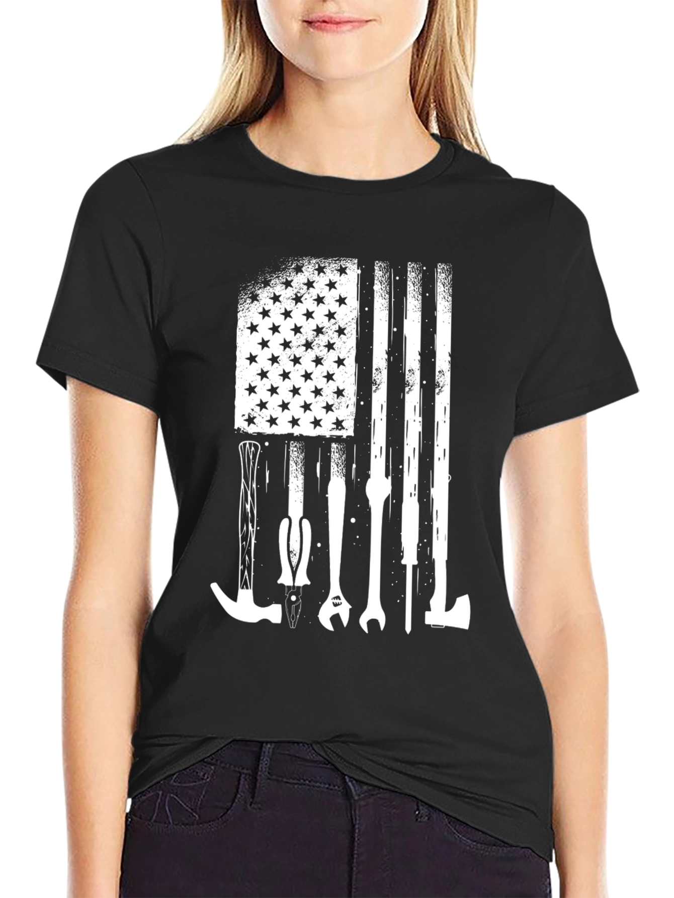 American Flag Tool T-Shirt