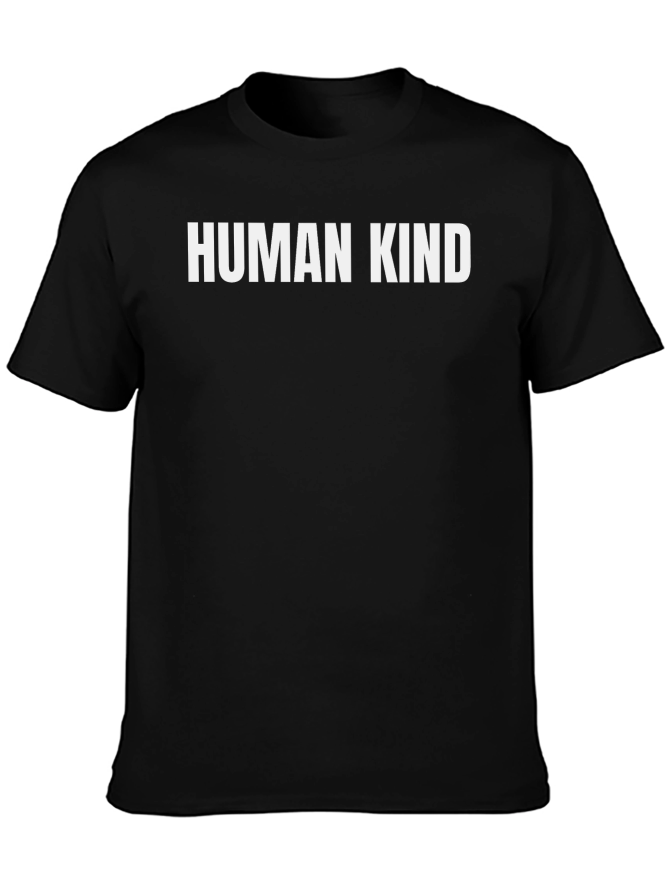 Human Kind Graphic Tee - Unisex Black T-Shirt