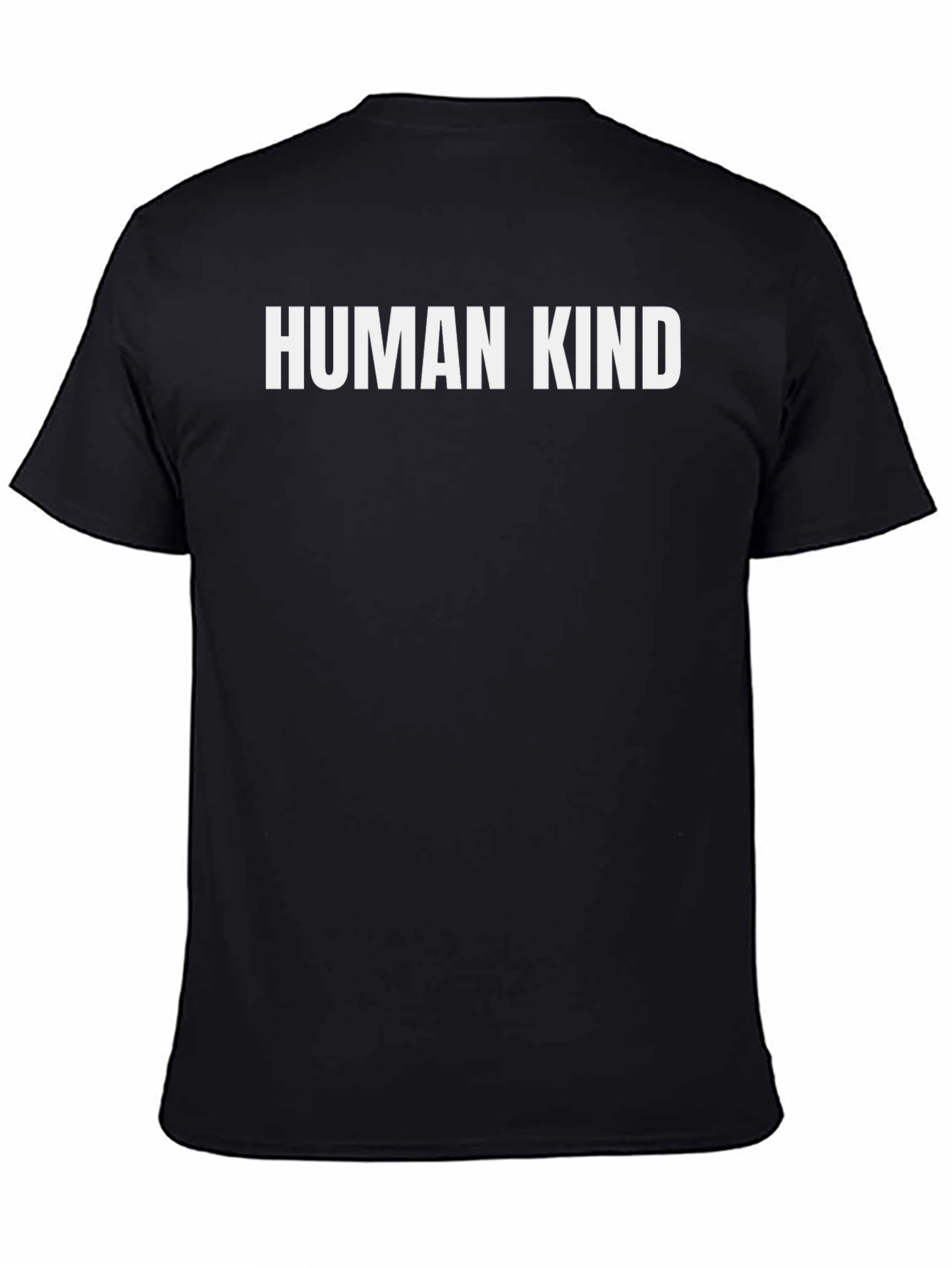 Human Kind Graphic Tee - Unisex Black T-Shirt