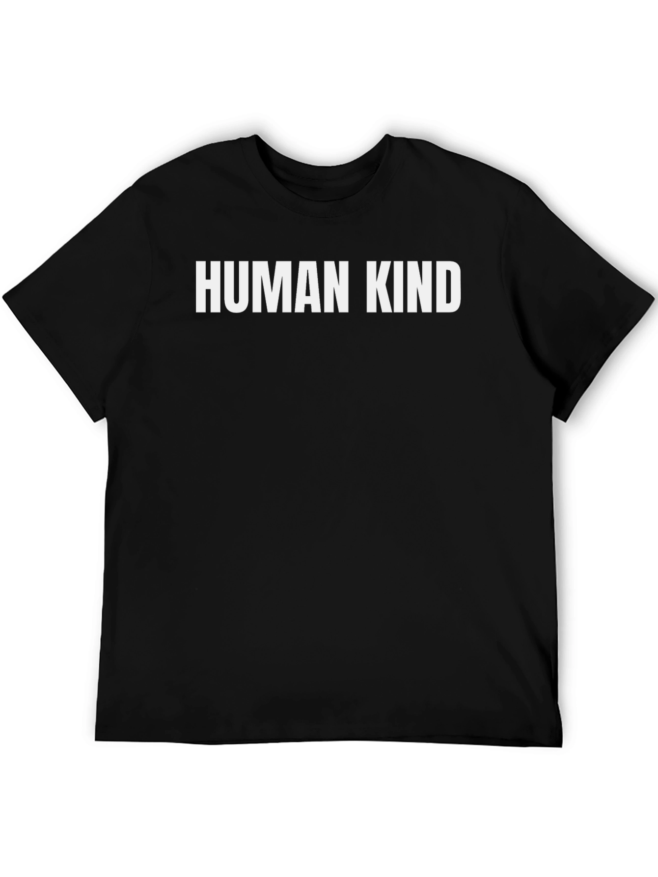 Human Kind Graphic Tee - Unisex Black T-Shirt