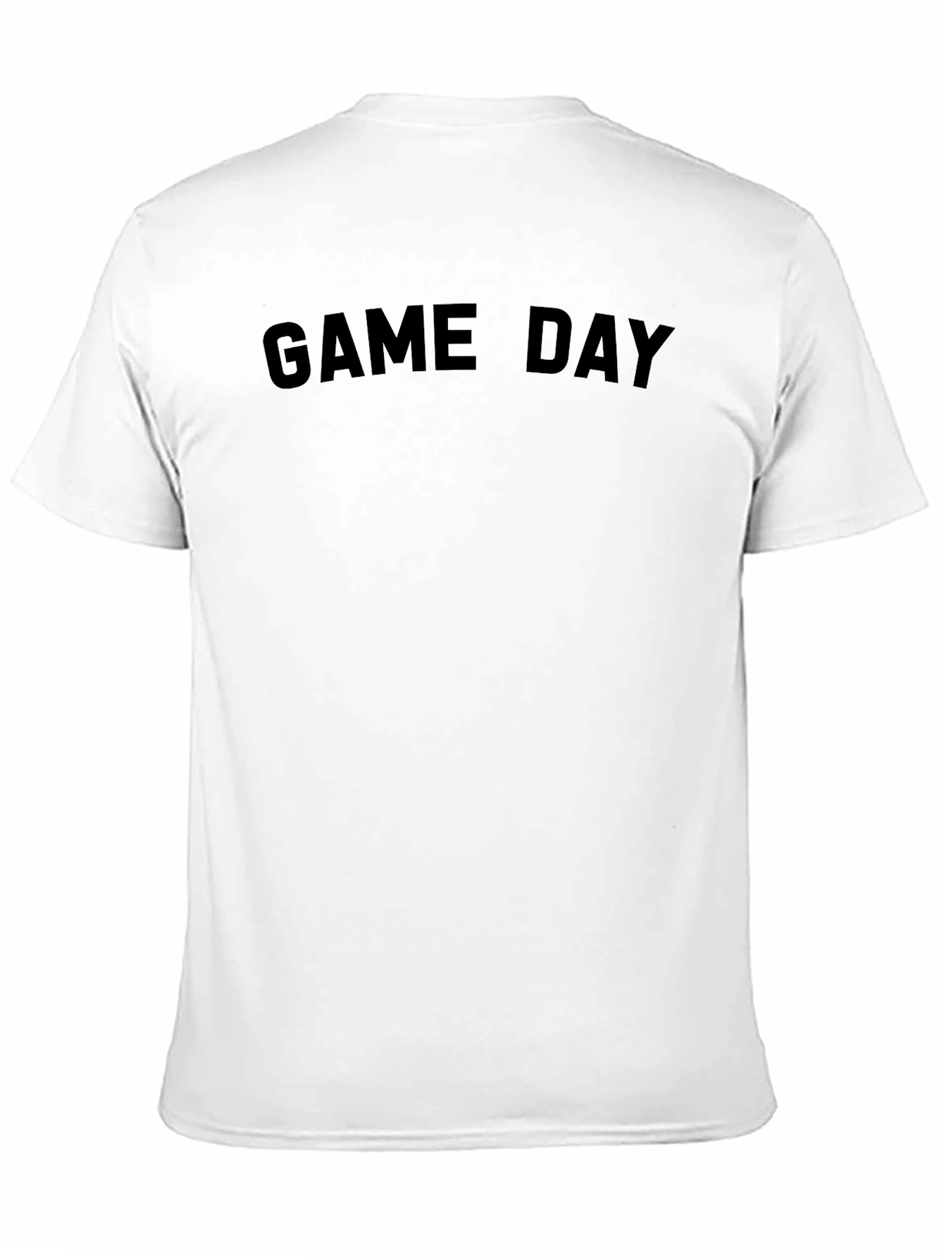 Game Day Black Crew Neck T-Shirt