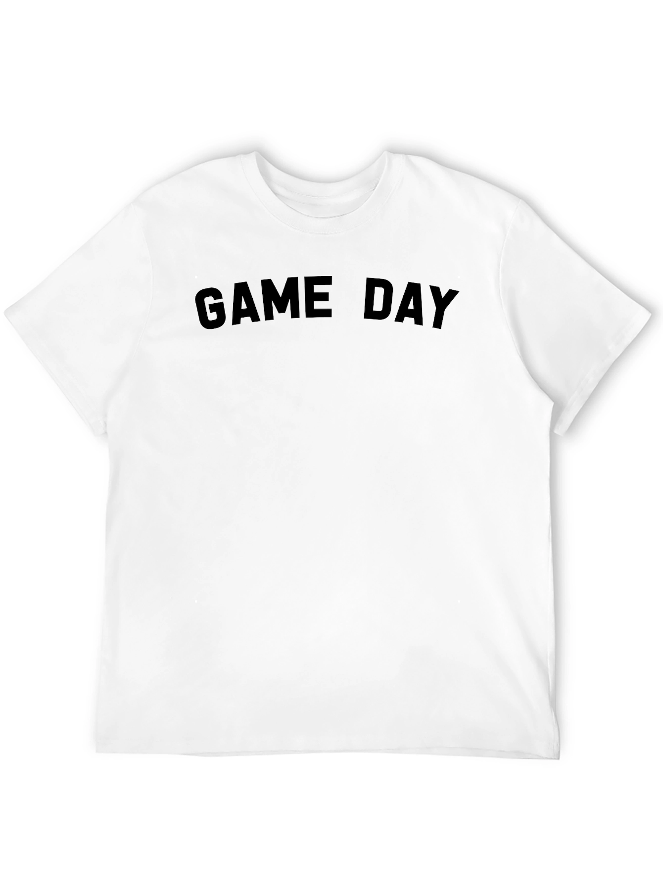 Game Day Black Crew Neck T-Shirt