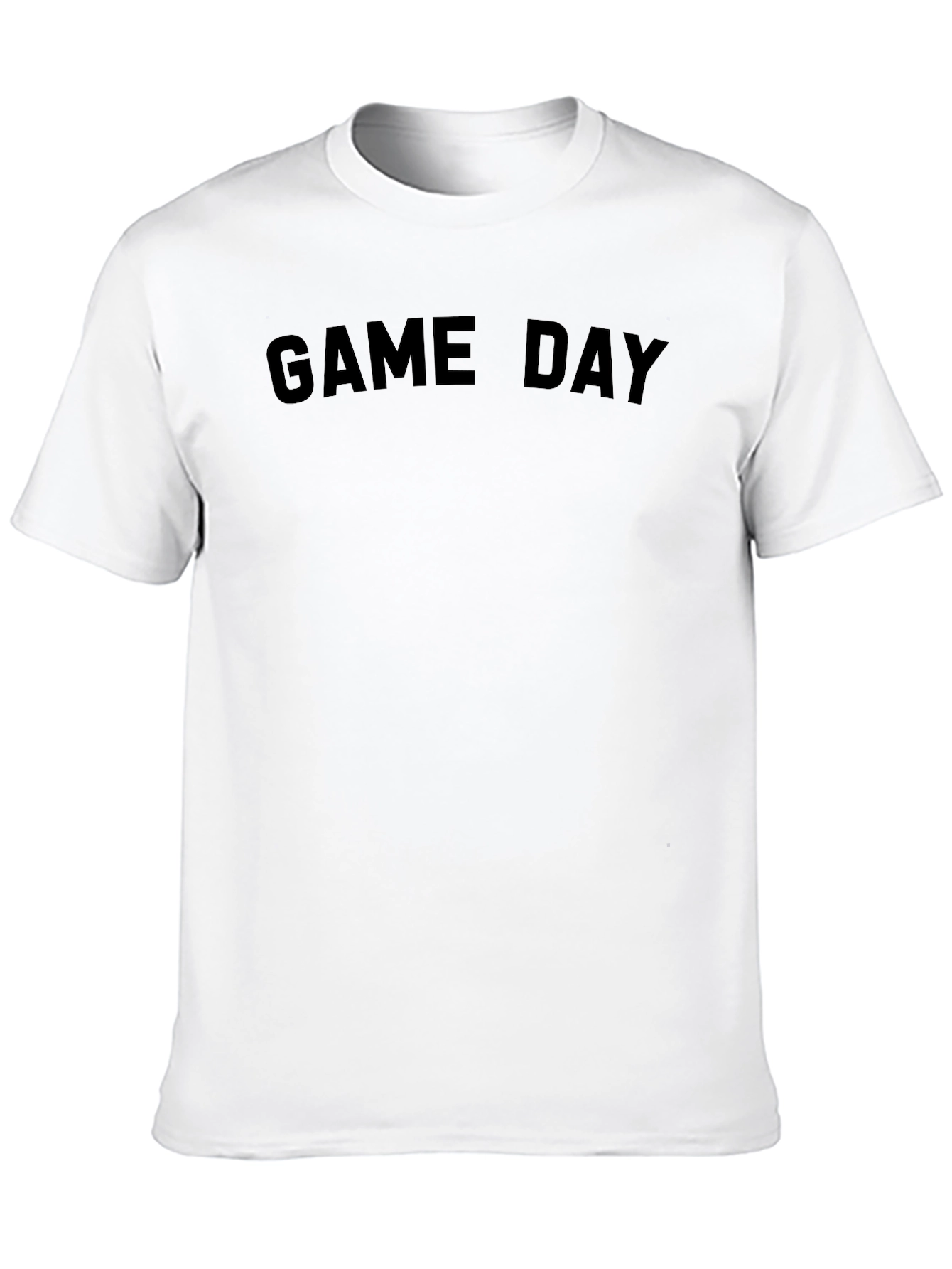 Game Day Black Crew Neck T-Shirt
