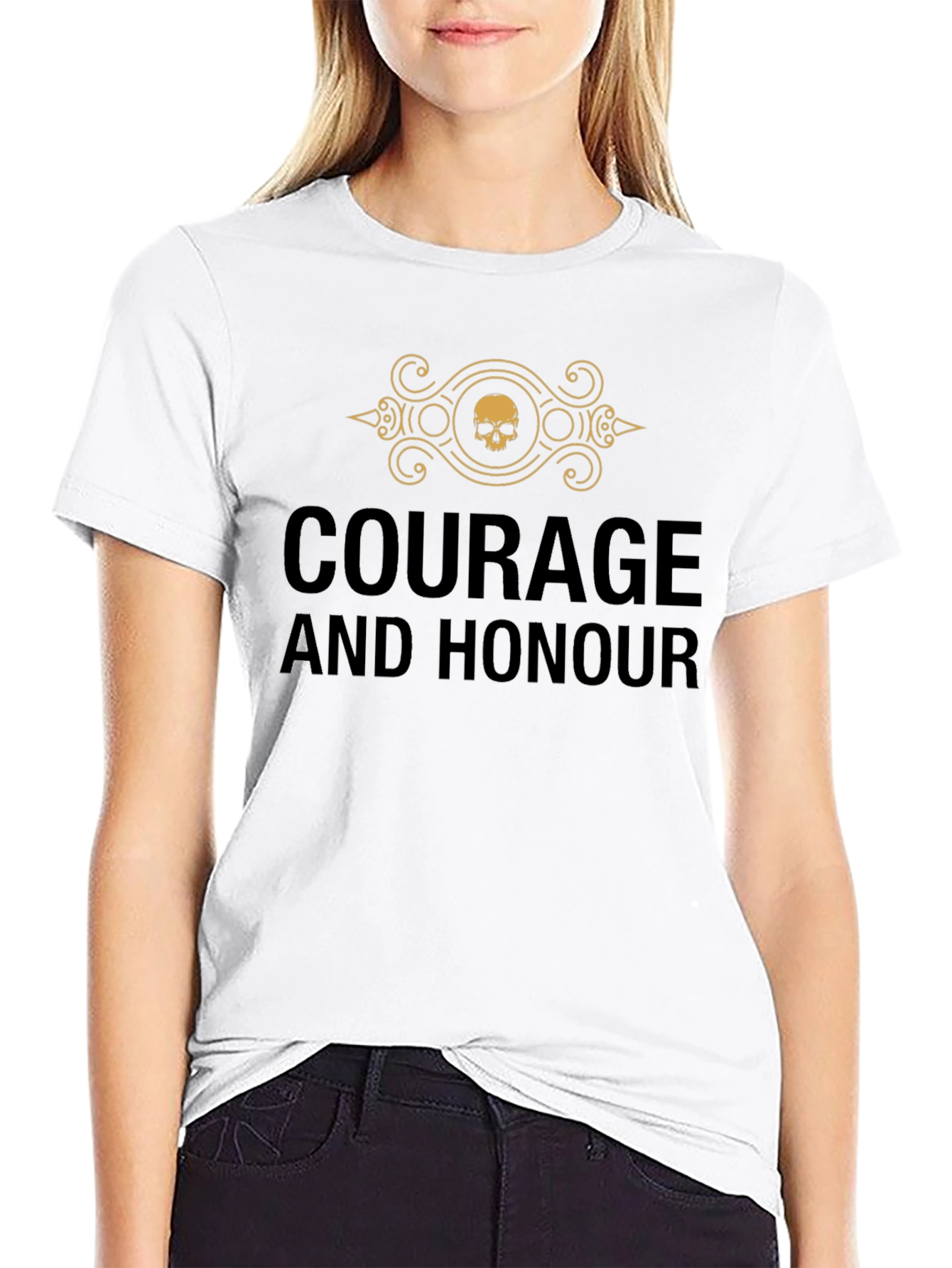 Courage and Honour Graphic Print T-Shirt