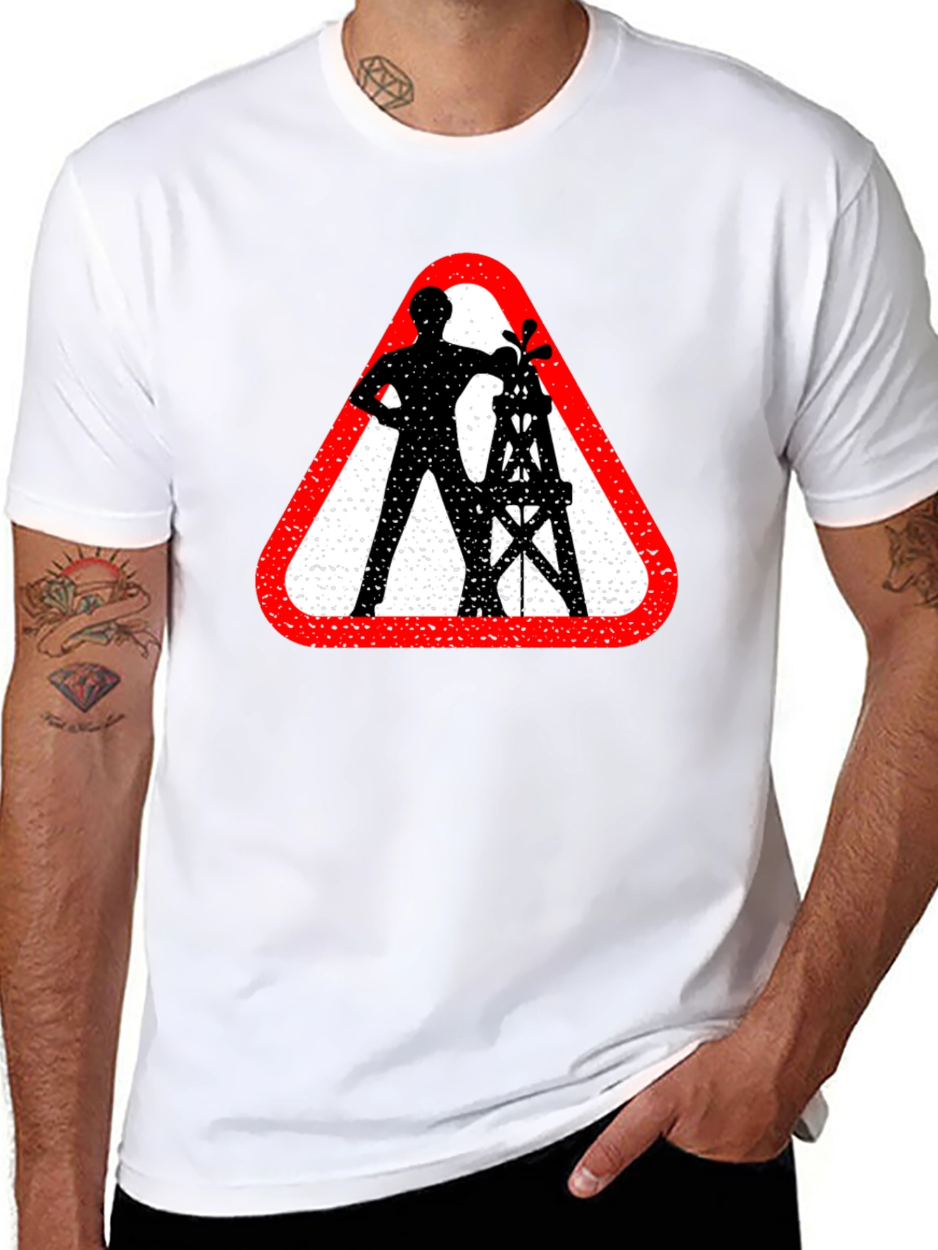 Oil Rig Worker Graphic T-Shirt