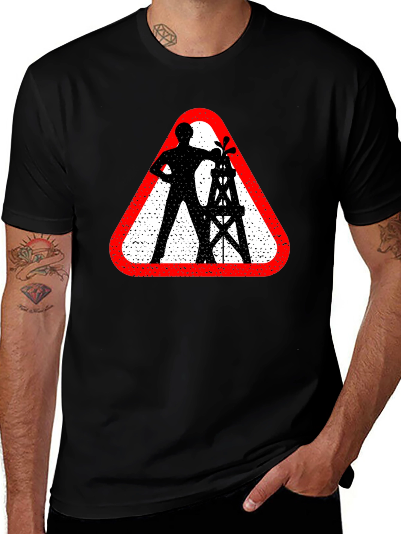 Oil Rig Worker Graphic T-Shirt
