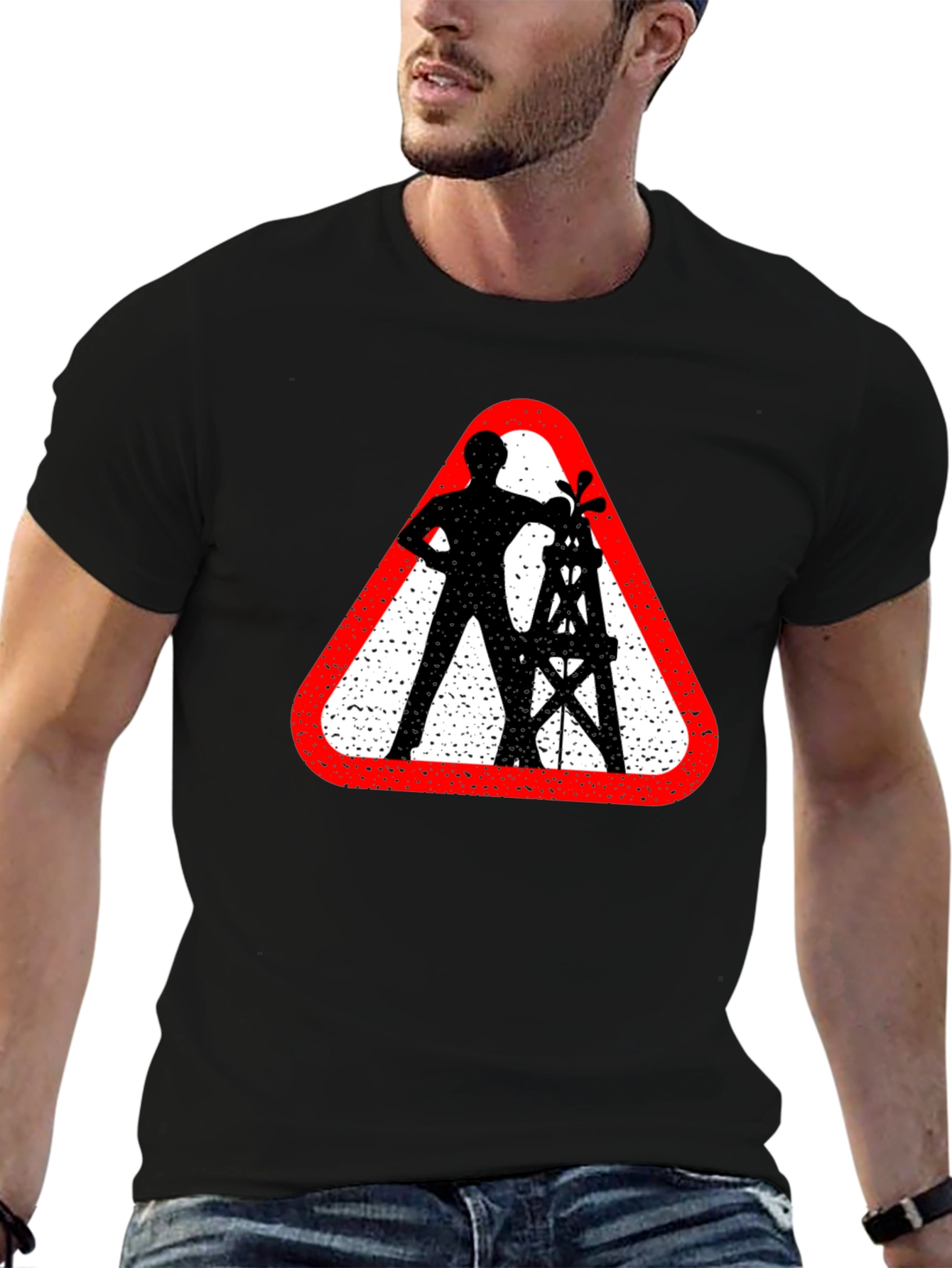 Oil Rig Worker Graphic T-Shirt