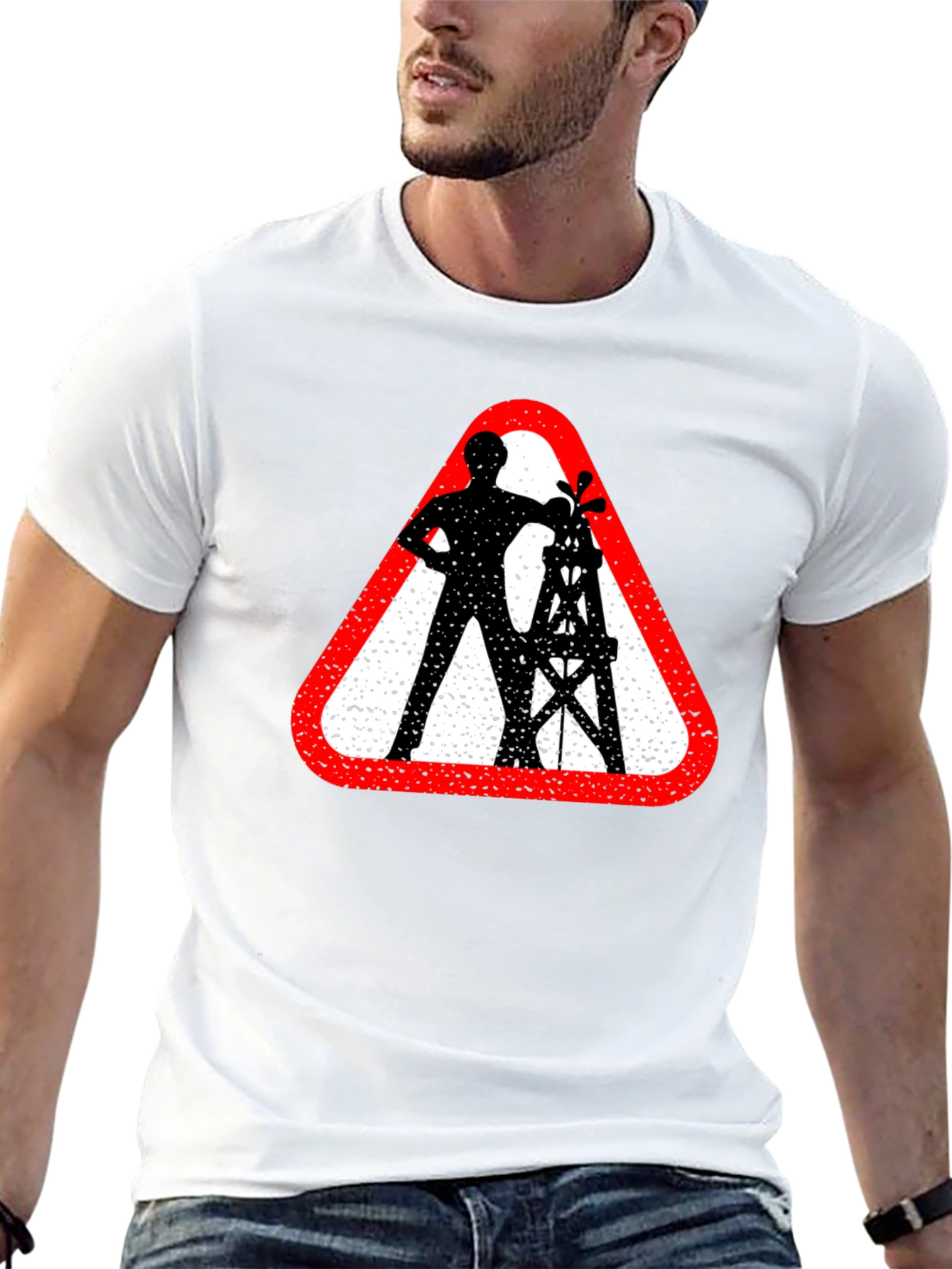 Oil Rig Worker Graphic T-Shirt