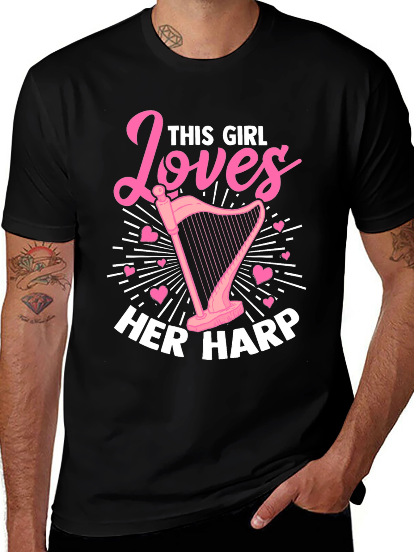 This Girl Loves Her Harp T-Shirt