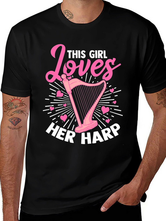 This Girl Loves Her Harp T-Shirt