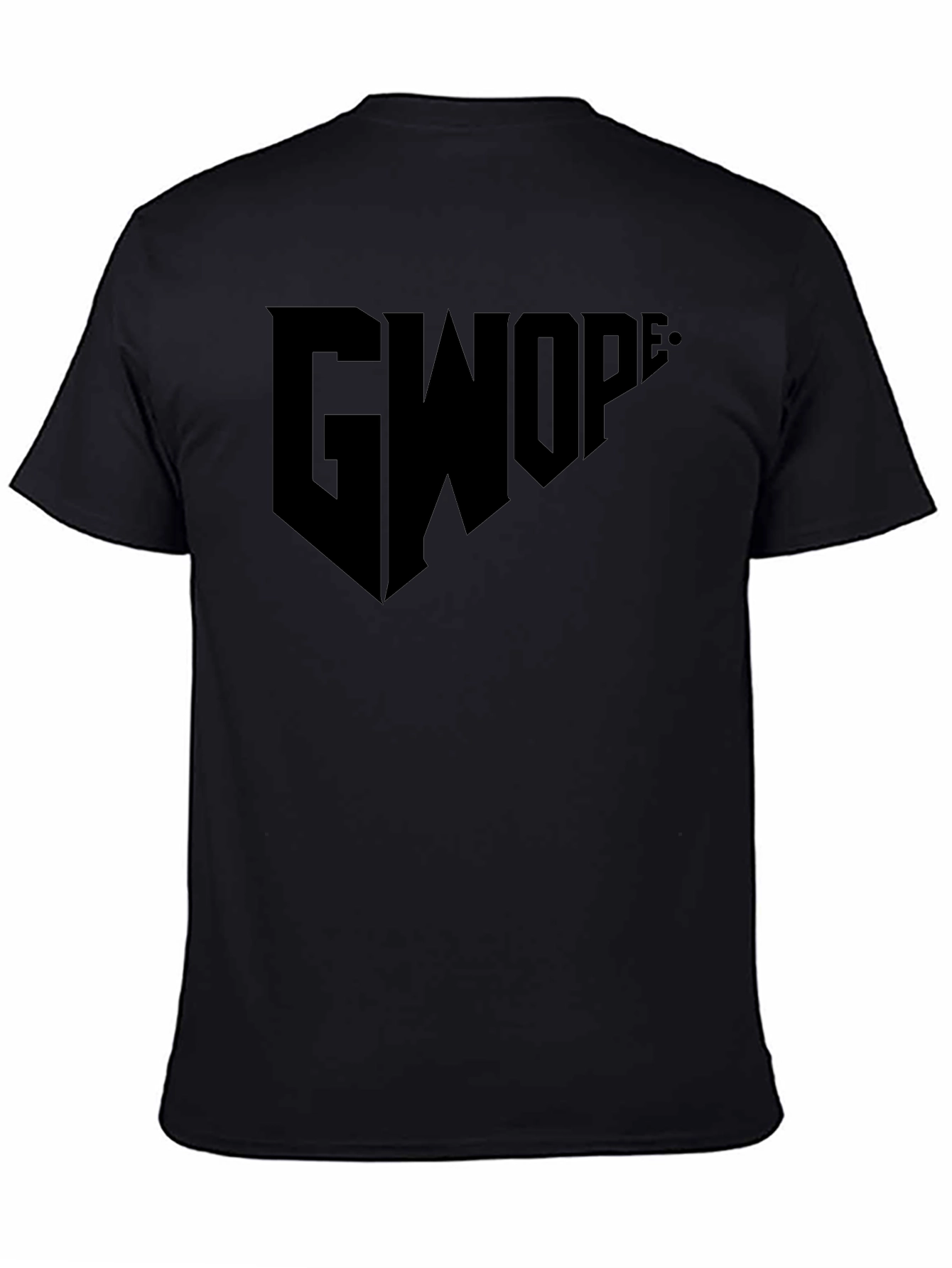 GWOP Black Graphic Tee - Modern Streetwear Style