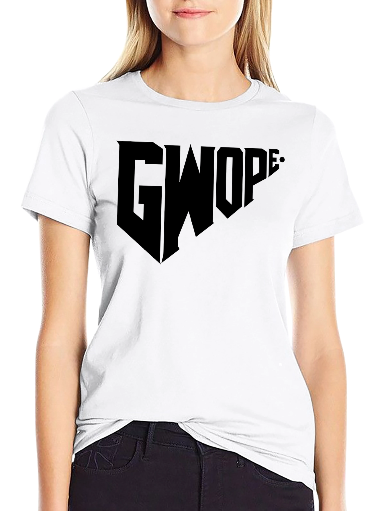 GWOP Black Graphic Tee - Modern Streetwear Style