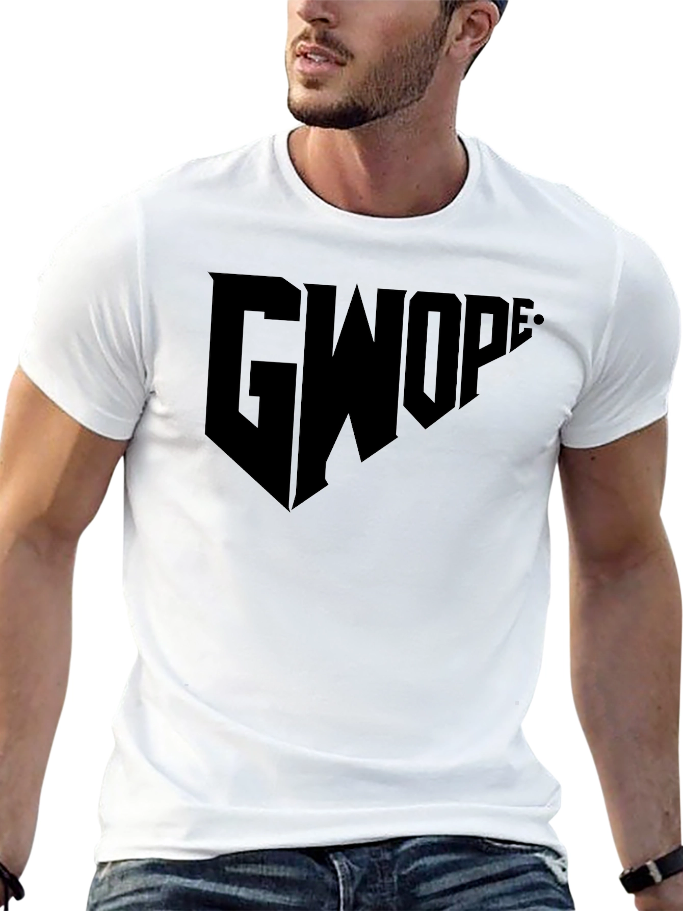 GWOP Black Graphic Tee - Modern Streetwear Style