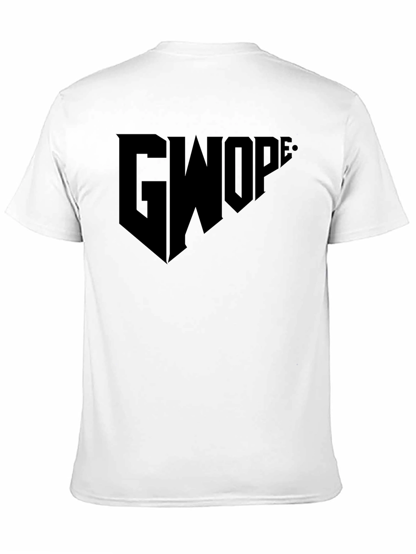 GWOP Black Graphic Tee - Modern Streetwear Style