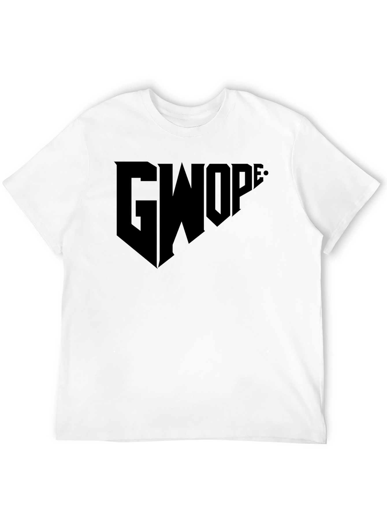 GWOP Black Graphic Tee - Modern Streetwear Style