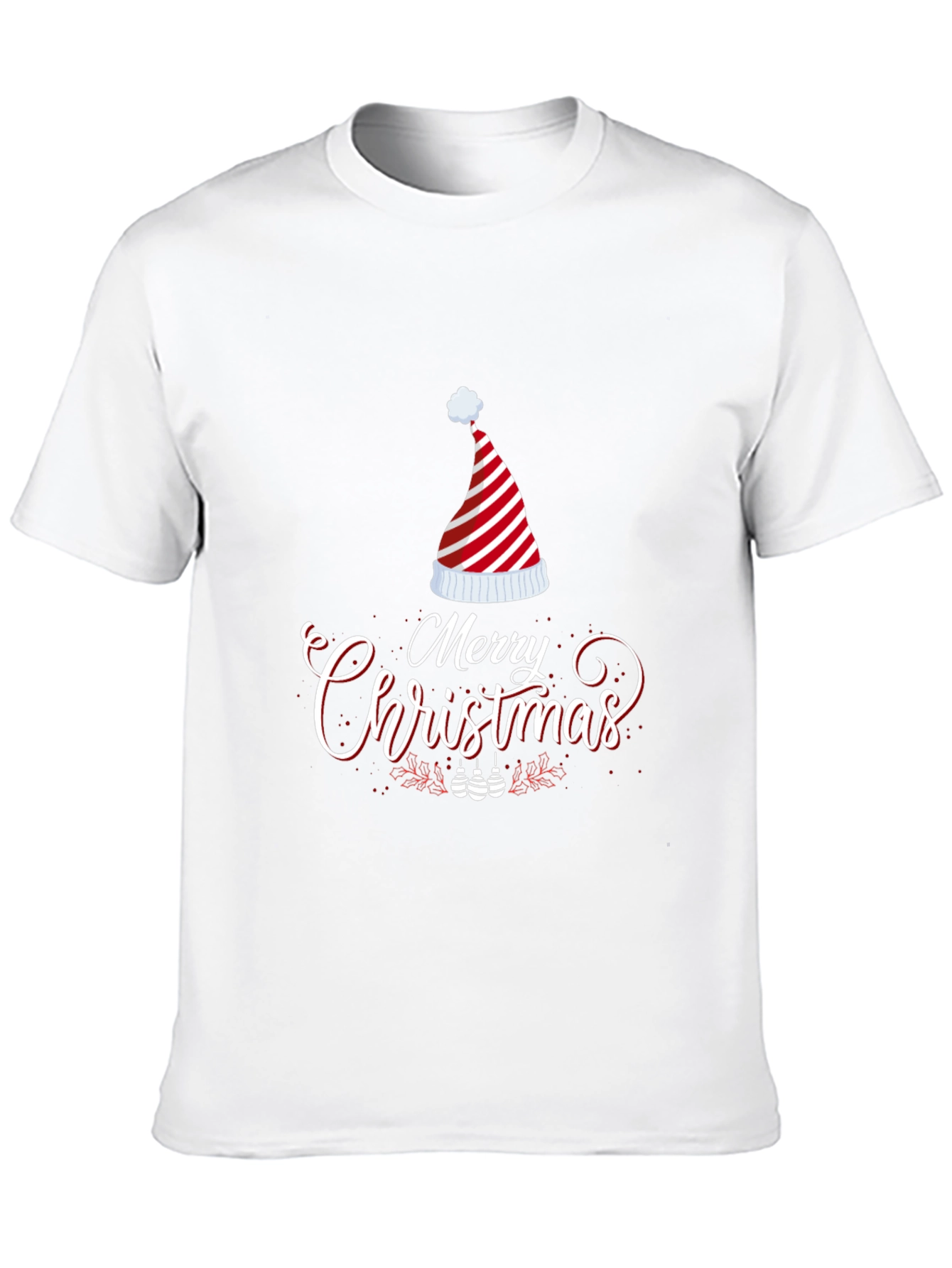 Merry Christmas Holiday Graphic Tee Shirt