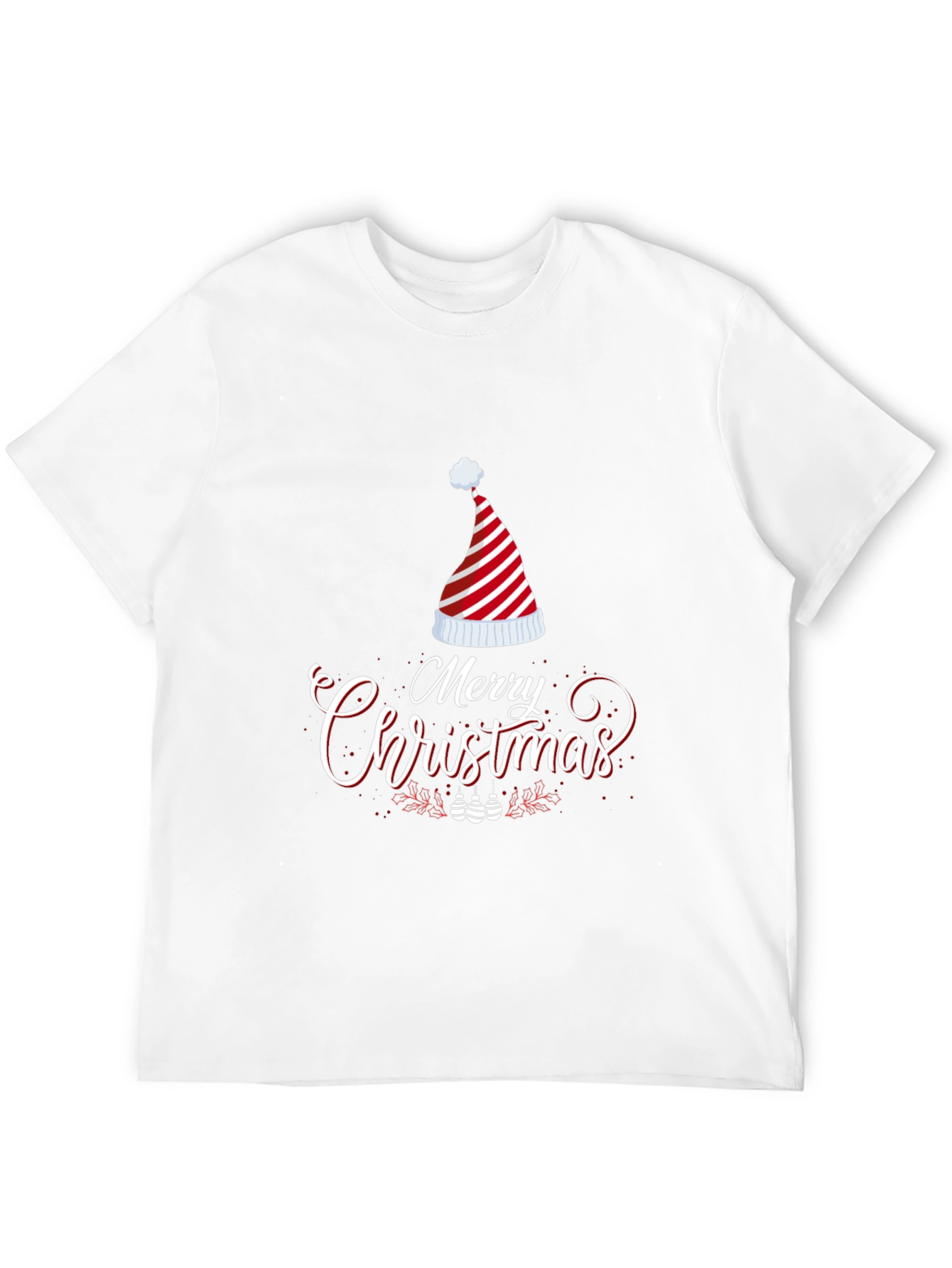 Merry Christmas Holiday Graphic Tee Shirt