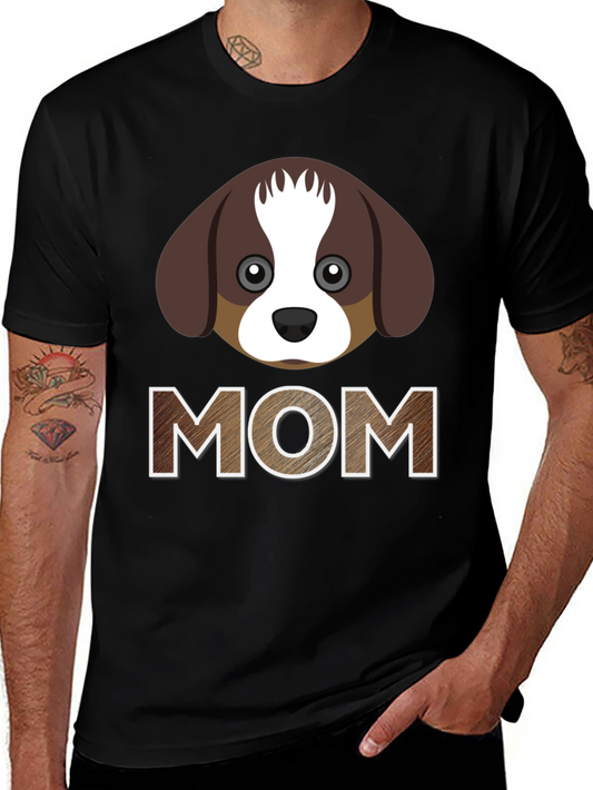Dog Mom T-Shirt - Cute Puppy Graphic Tee