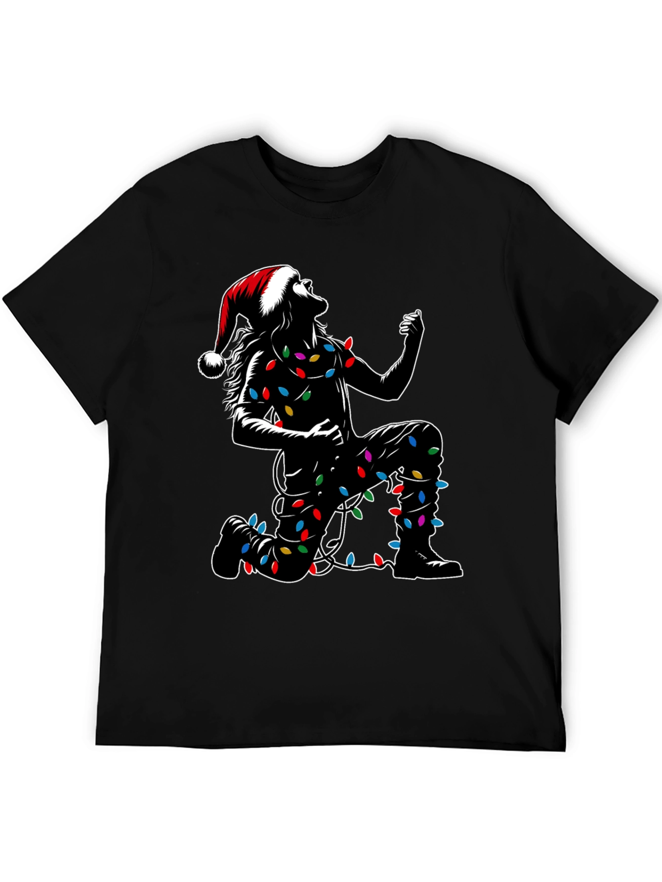 Rockin Christmas Lights Graphic Tee
