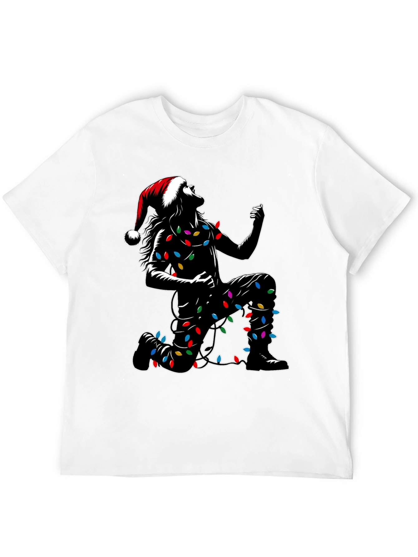 Rockin Christmas Lights Graphic Tee