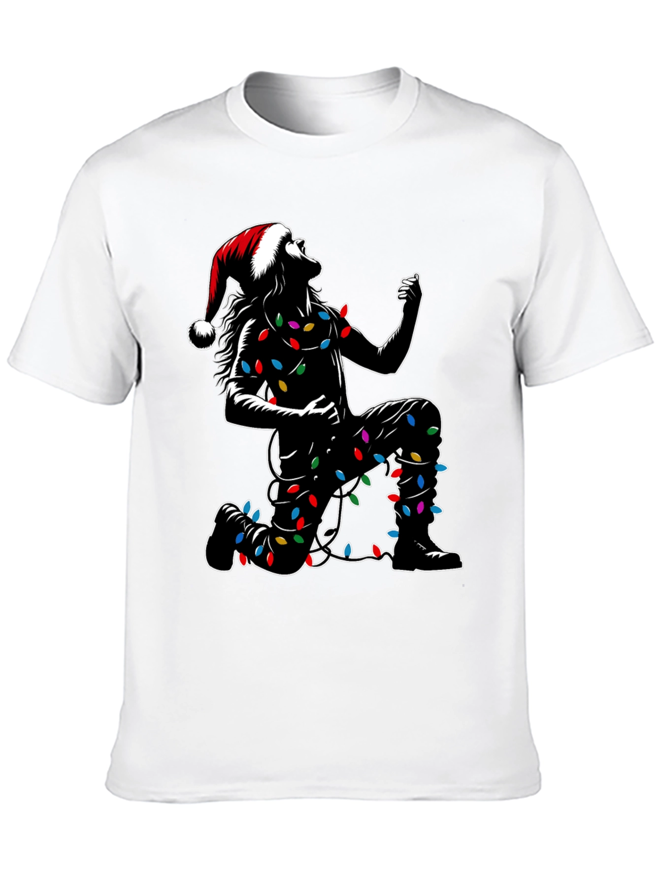 Rockin Christmas Lights Graphic Tee