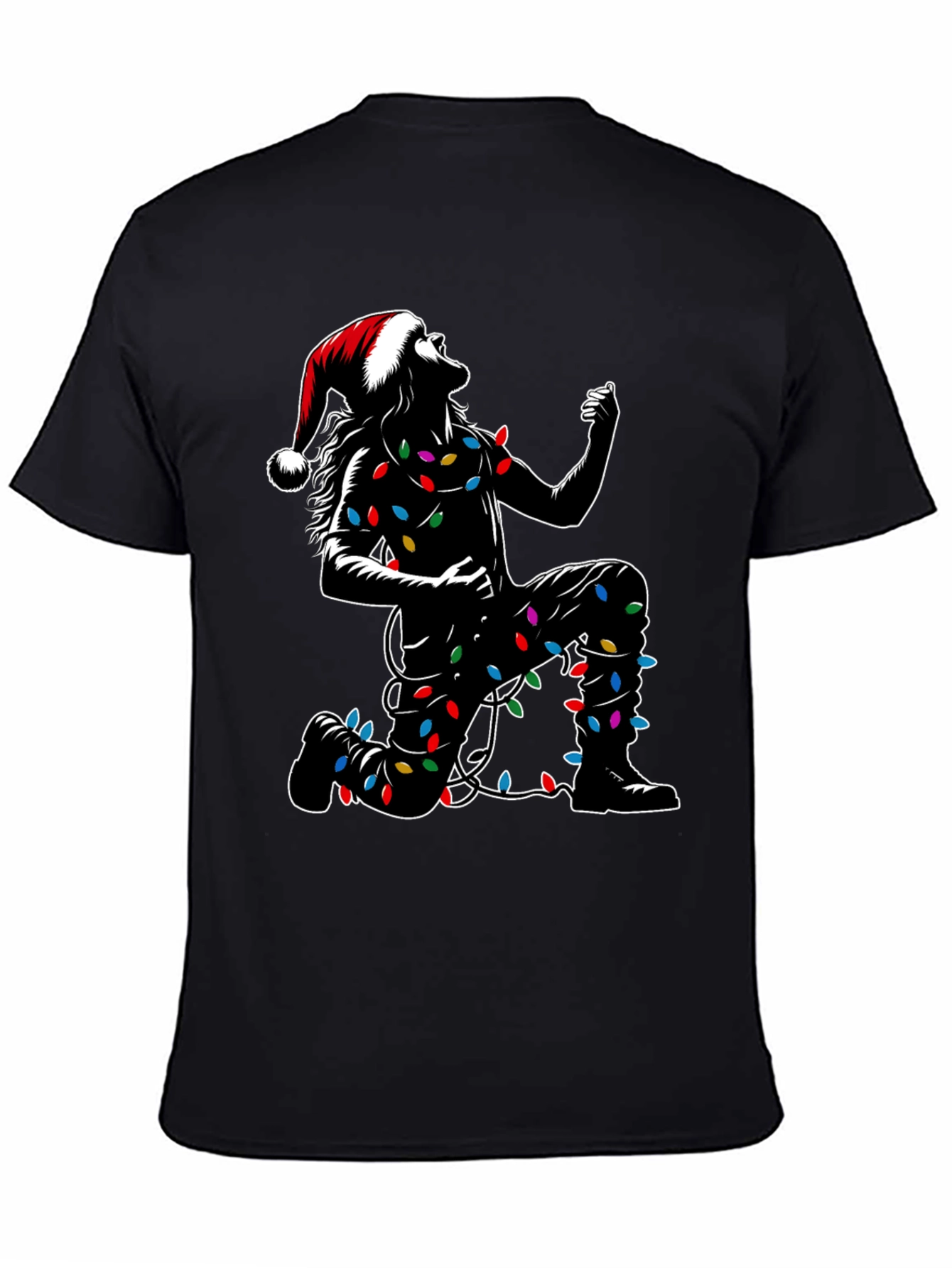 Rockin Christmas Lights Graphic Tee