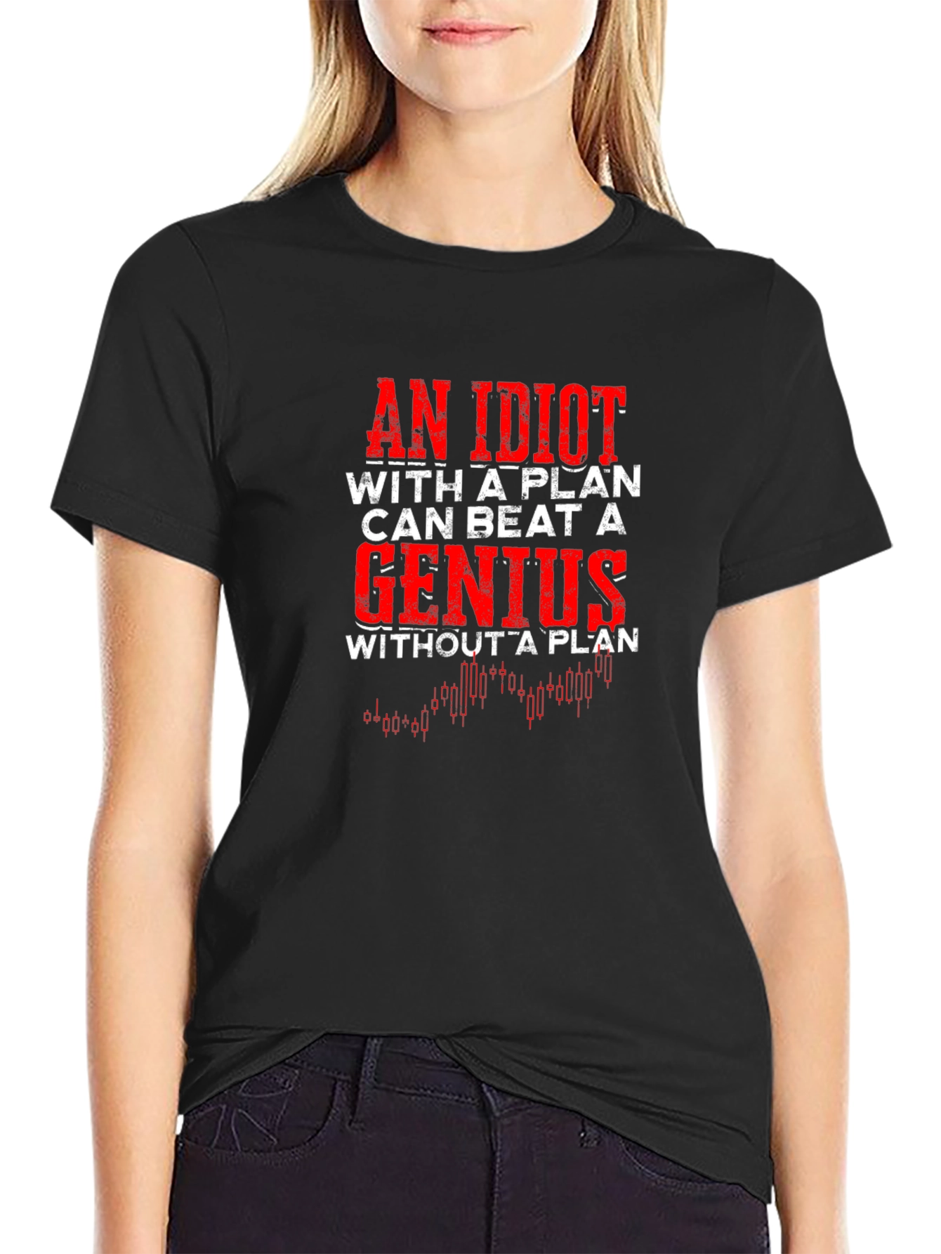 Plan Beats Genius Graphic T-Shirt