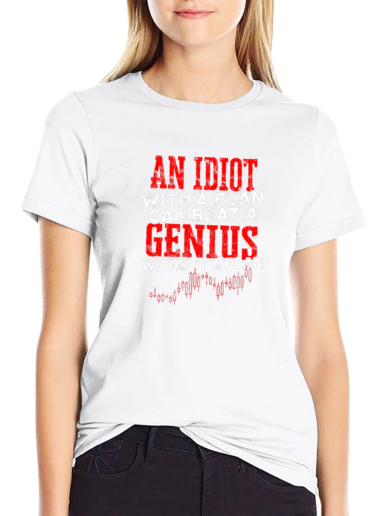 Plan Beats Genius Graphic T-Shirt