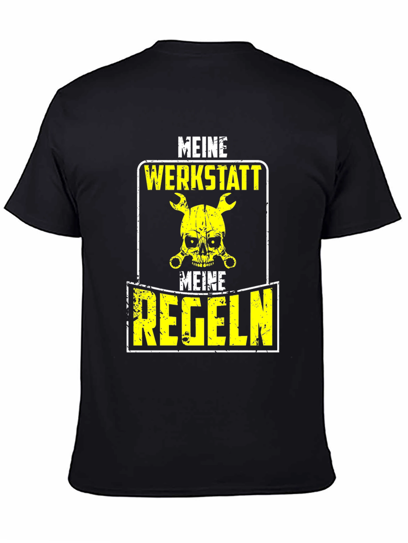 Meine Werkstatt Meine Regeln T-Shirt - Black