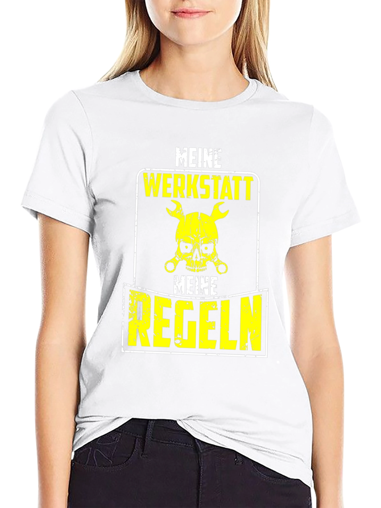 Meine Werkstatt Meine Regeln T-Shirt - Black