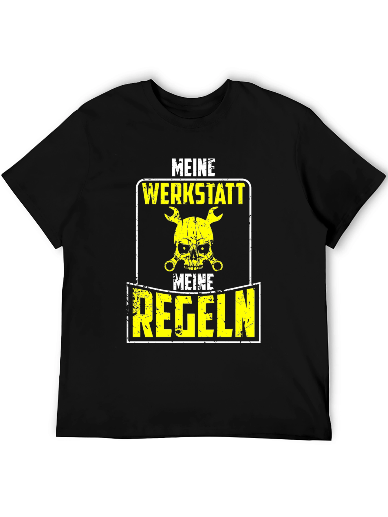 Meine Werkstatt Meine Regeln T-Shirt - Black