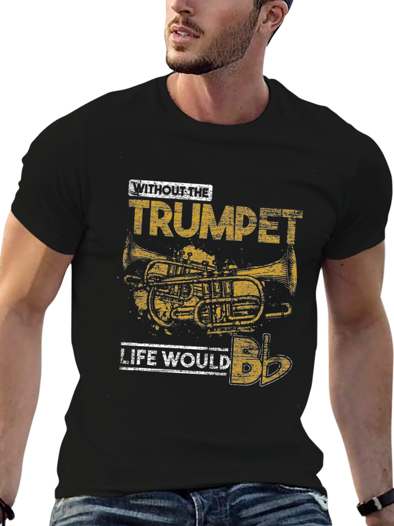 Trumpet Lover T-Shirt - Music is Life Tee