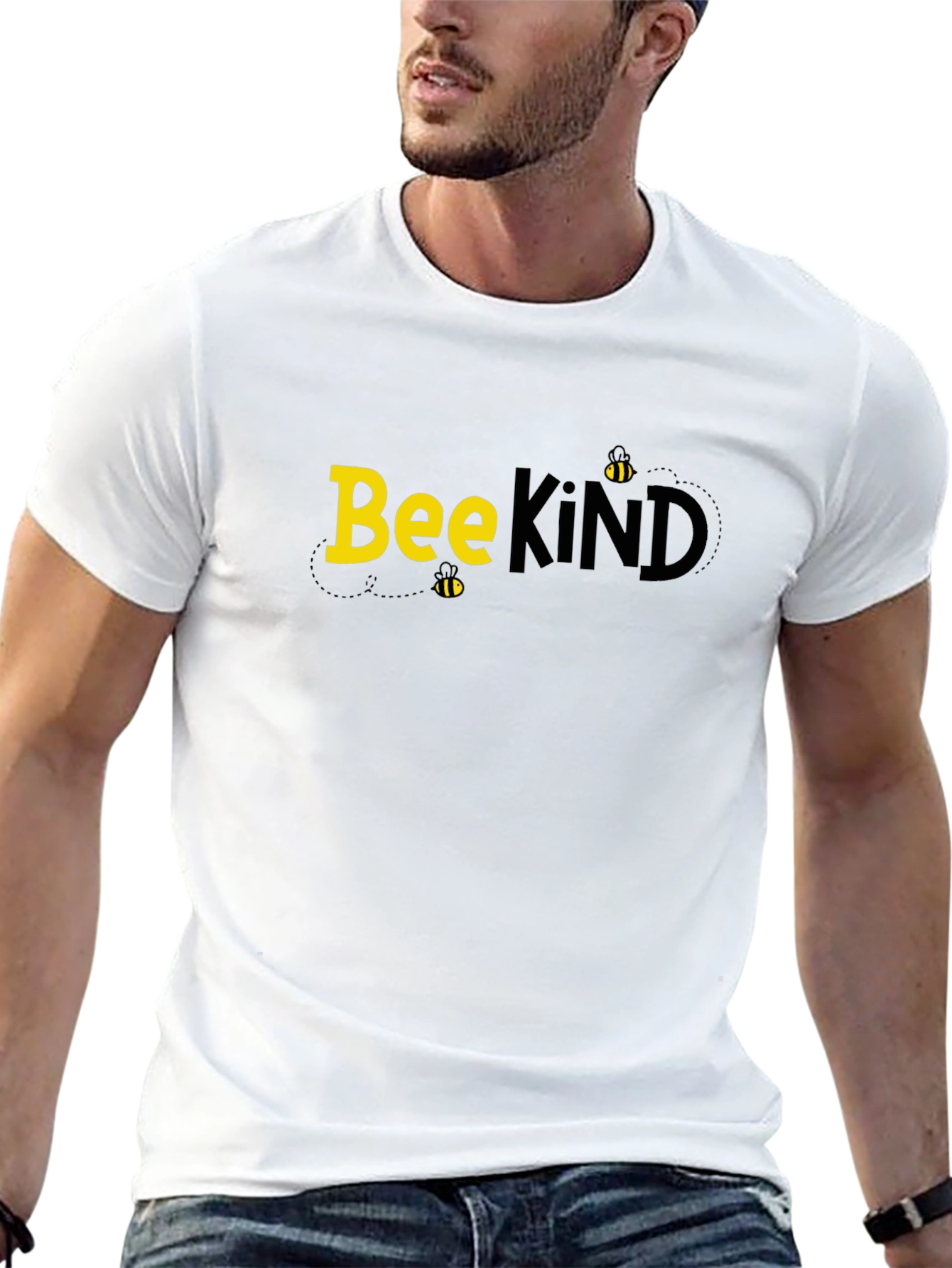 Bee Kind Black T-Shirt - Inspiring Graphic Tee